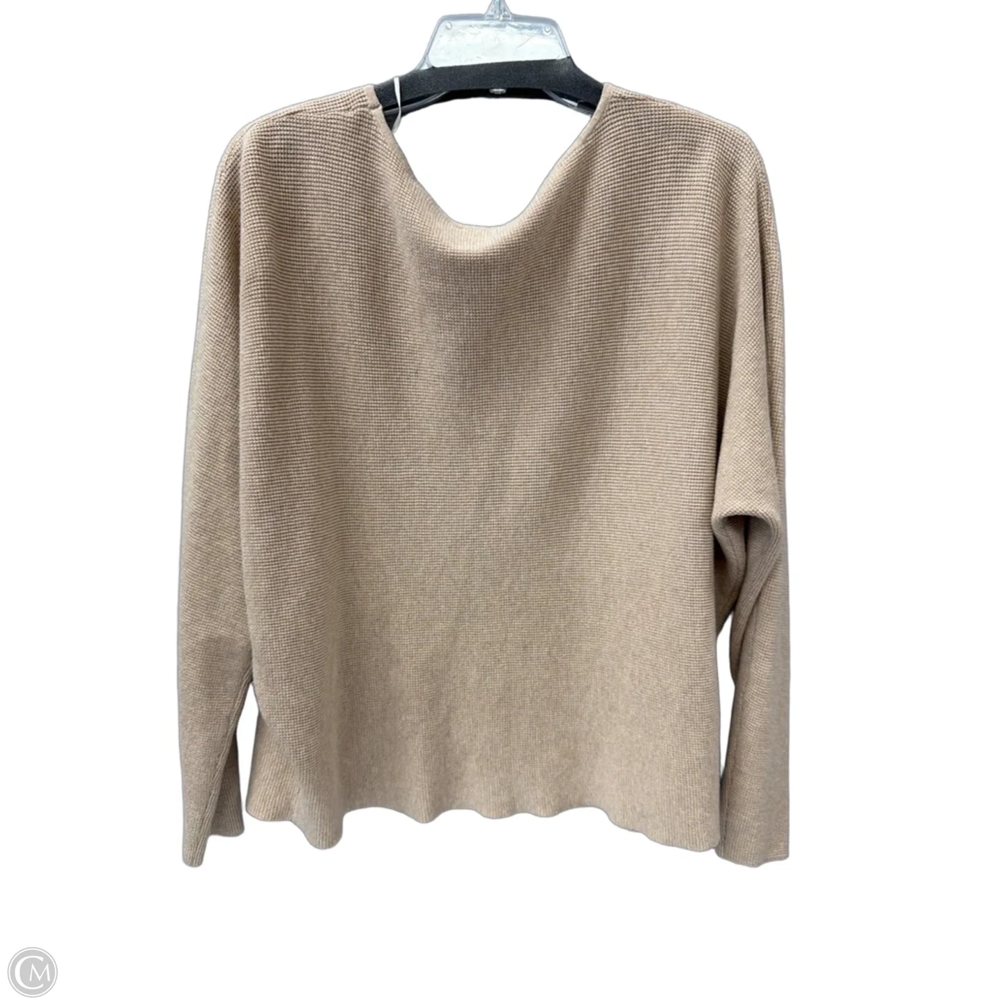 Top Long Sleeve By Cyrus In Tan, Size: Xl