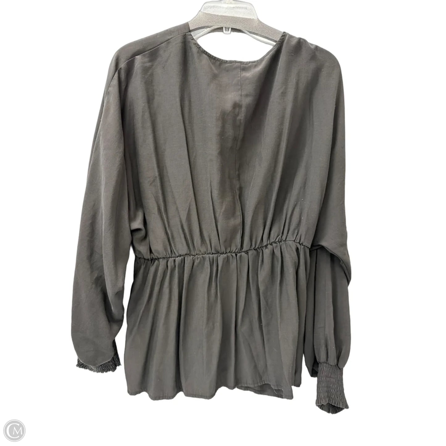 Top Long Sleeve By Heyson In Black, Size: L