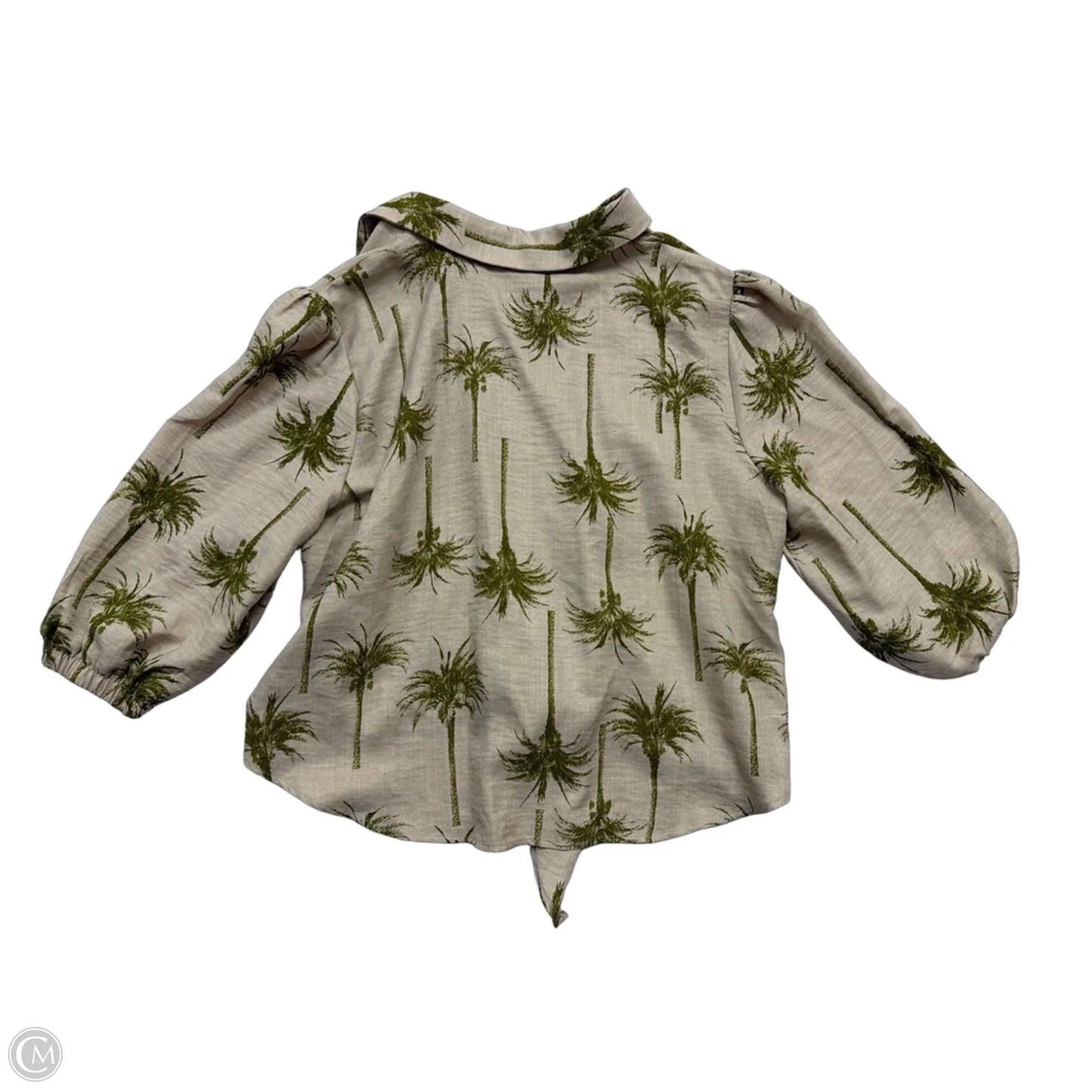 Top Long Sleeve By Clothes Mentor In Brown, Size: 2x