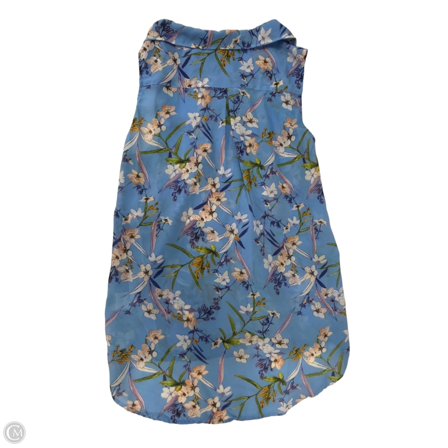 Top Sleeveless By H&m In Floral Print, Size: S