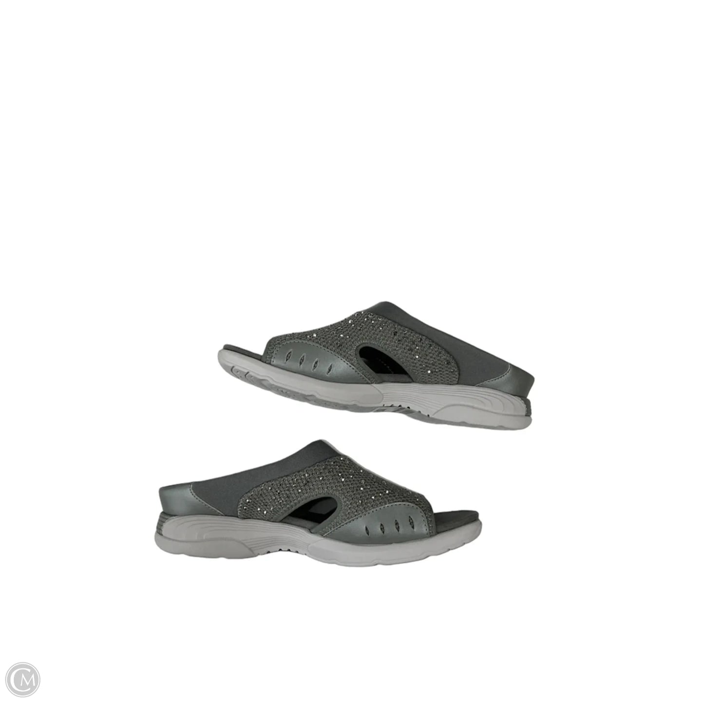 Sandals Flats By Easy Spirit In Grey, Size: 7.5