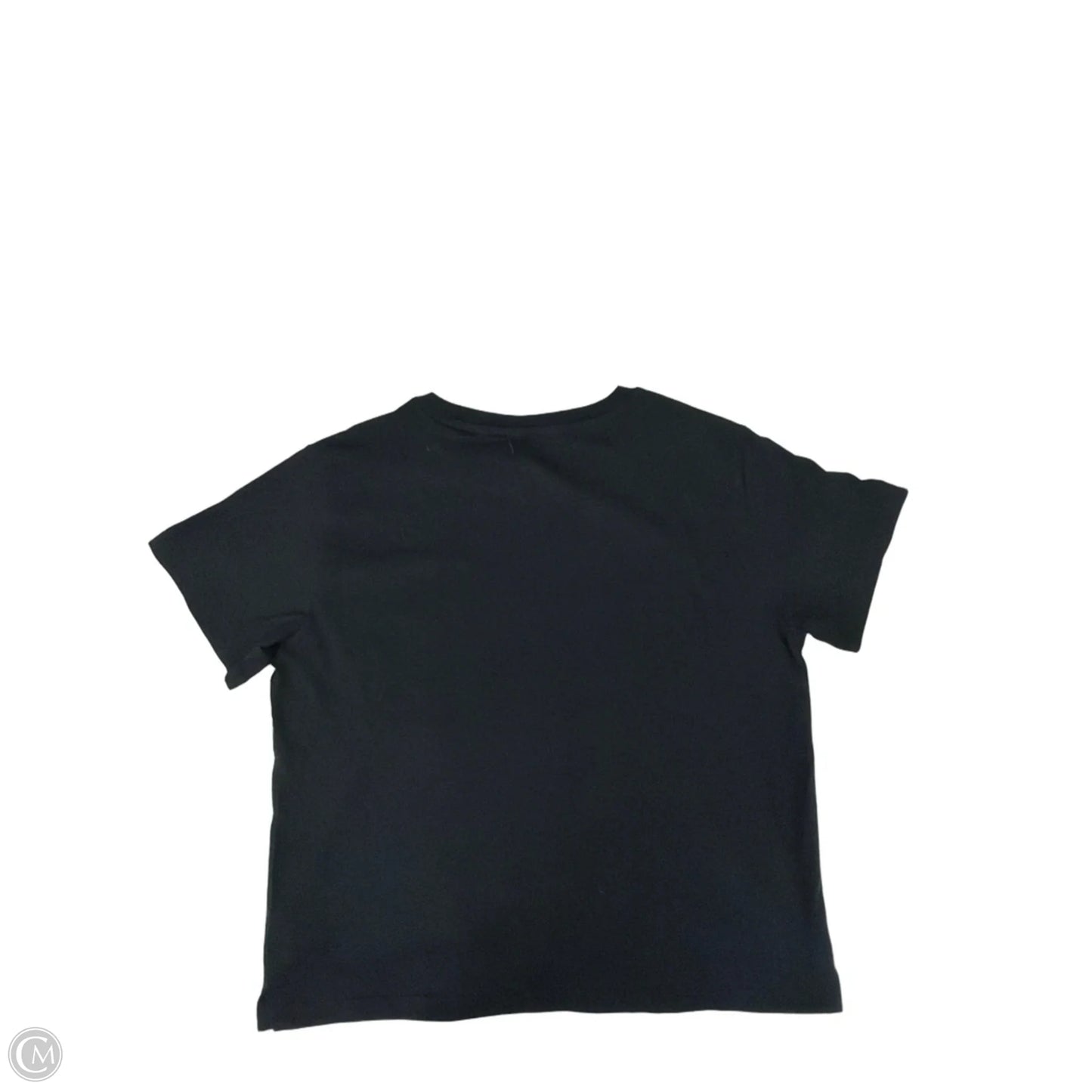 Top Short Sleeve Basic By Free Assembly In Black, Size: S