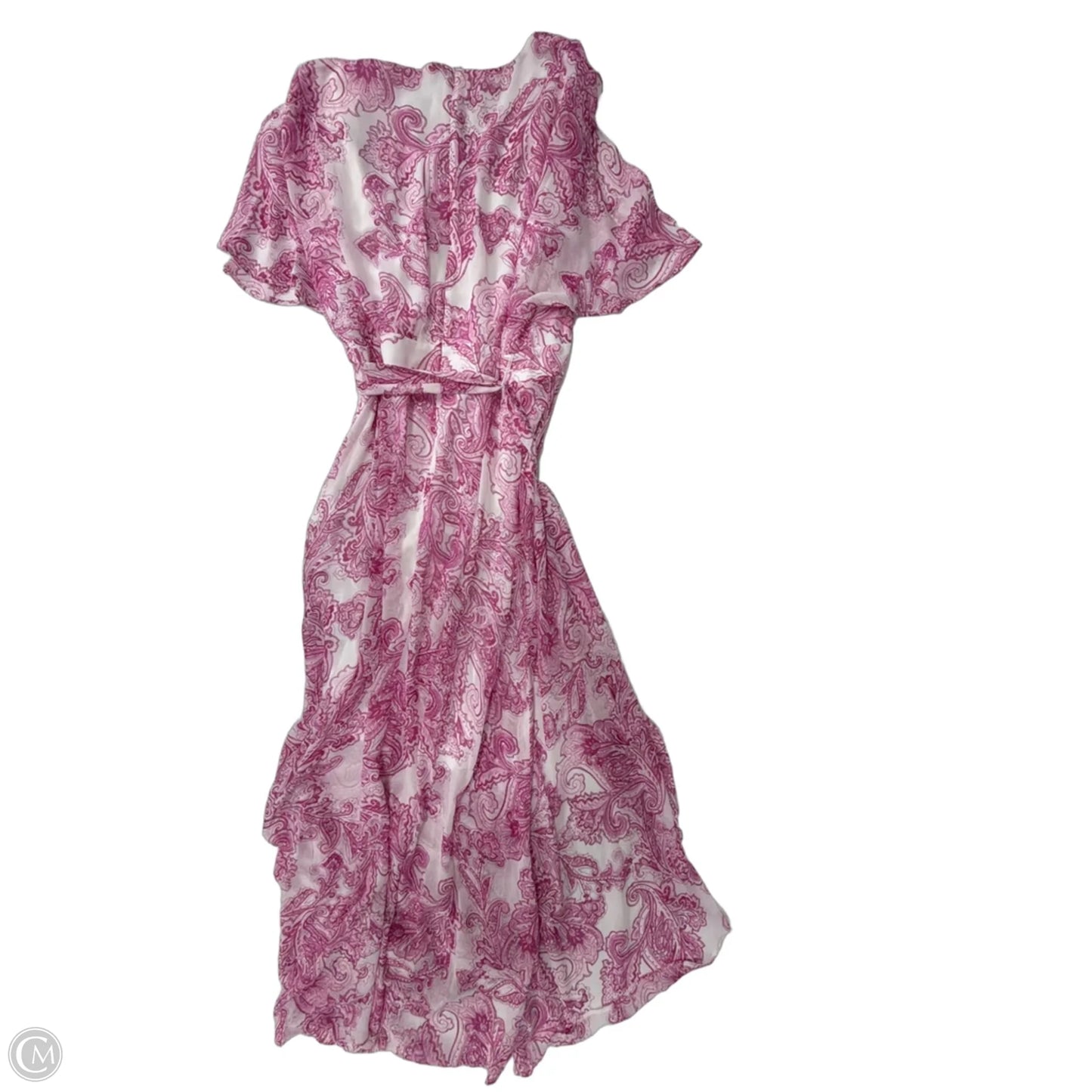 Dress Casual Maxi By Jessica Howard In Pink & White, Size: Xlp