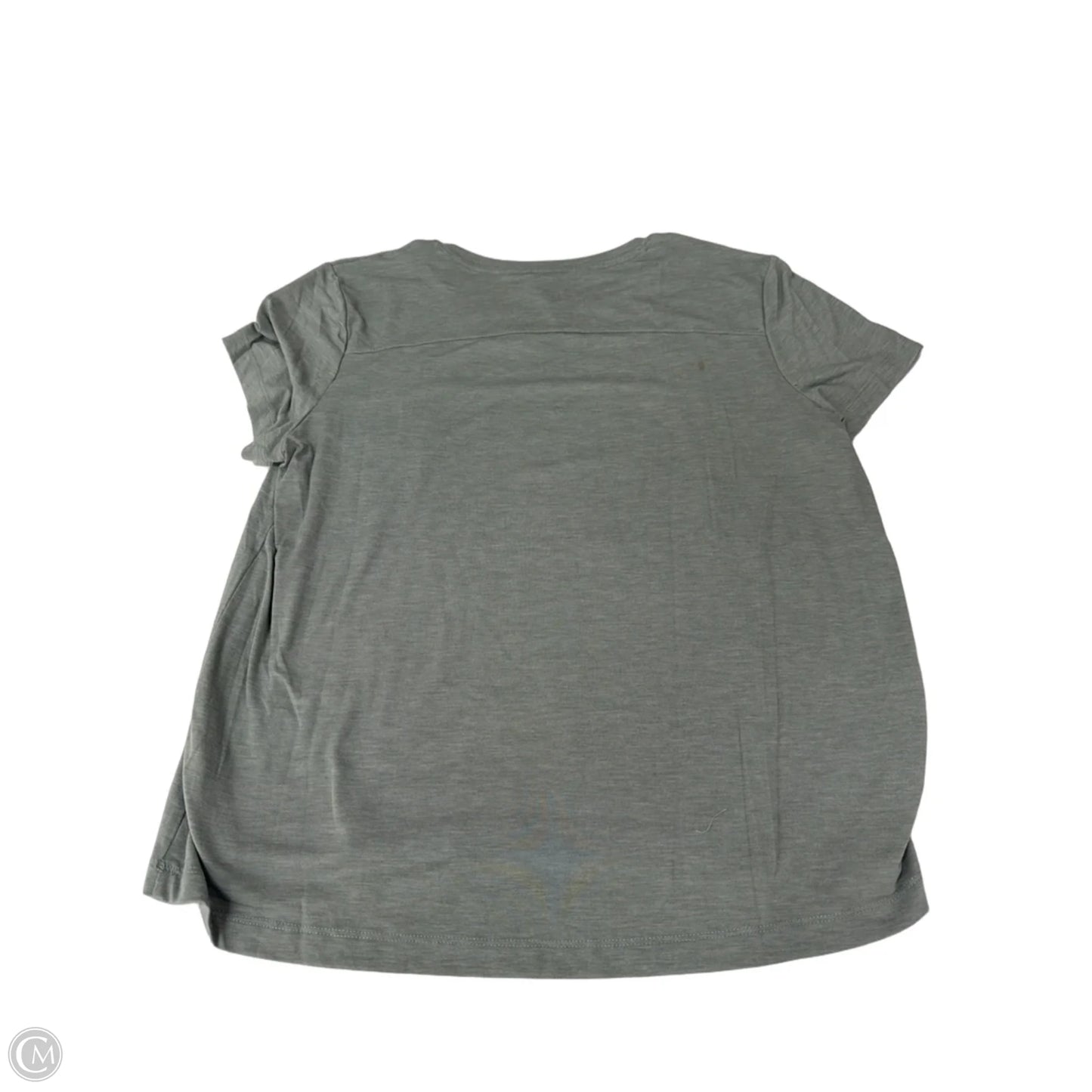 Athletic Top Short Sleeve By Avia In Green, Size: L