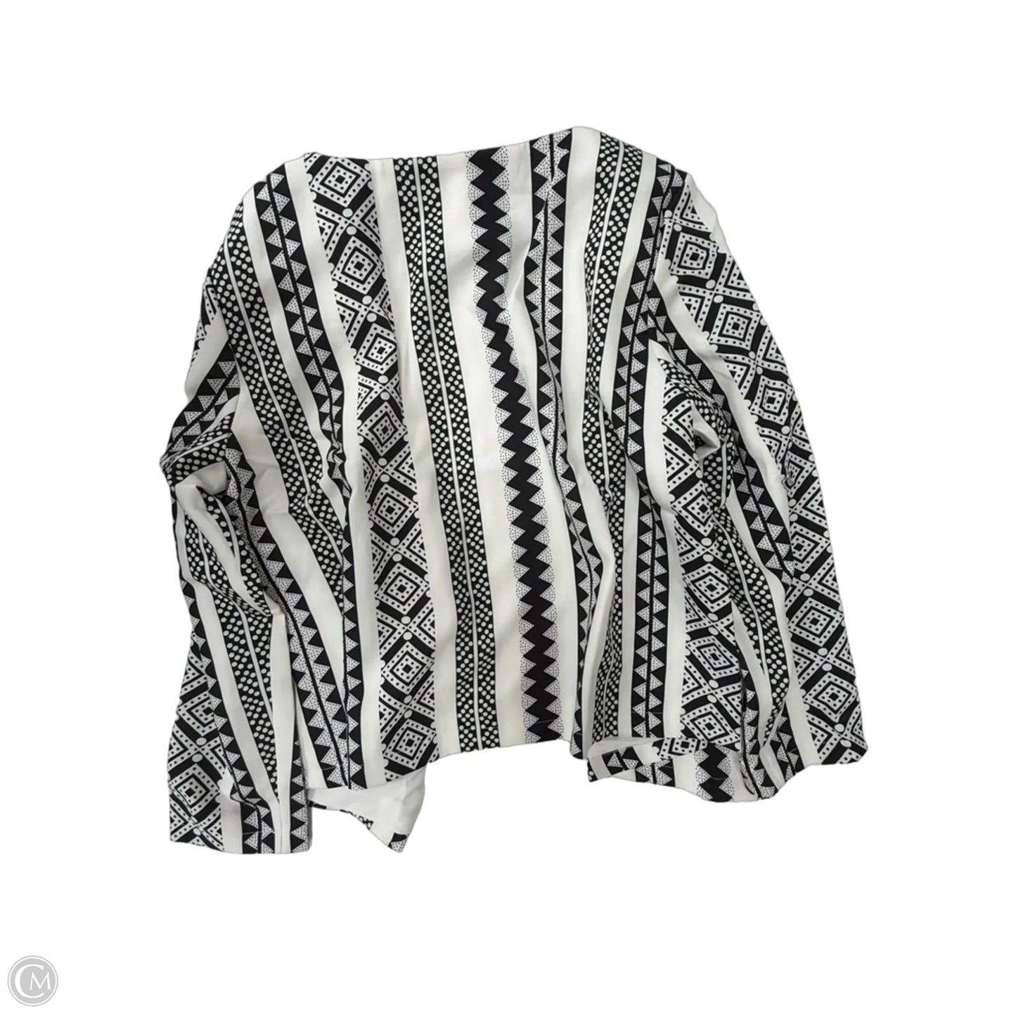 Blazer By Bloomchic In Black & White, Size: L
