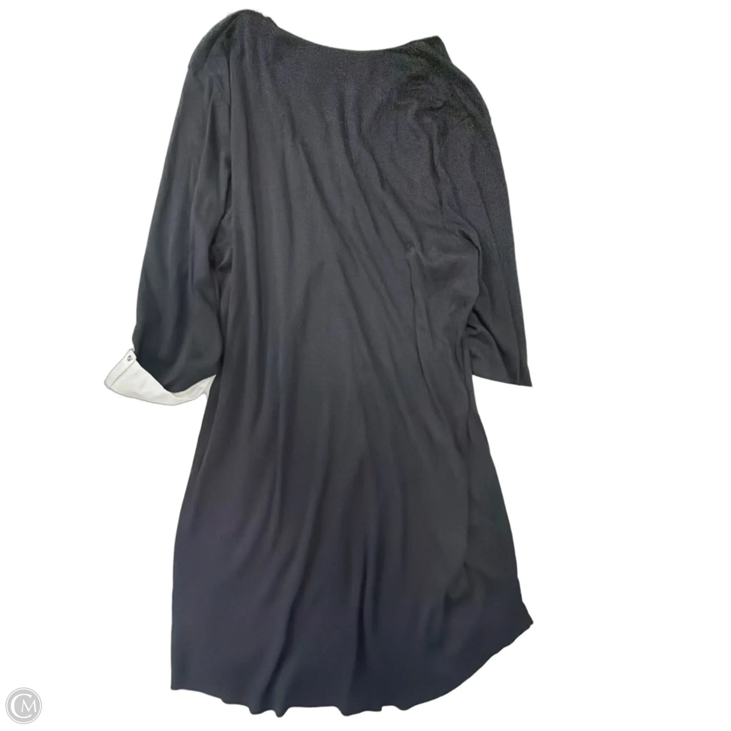 Dress Casual Midi By Karen Scott In Black & White, Size: 3x