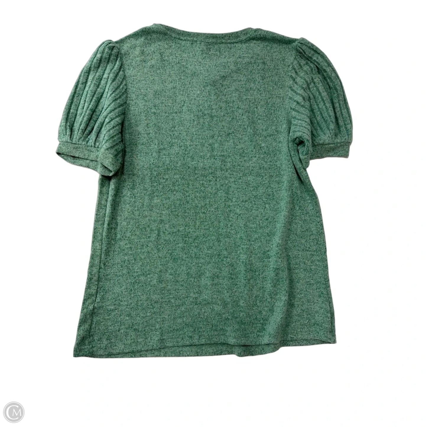 Top Short Sleeve By Automet In Green, Size: L