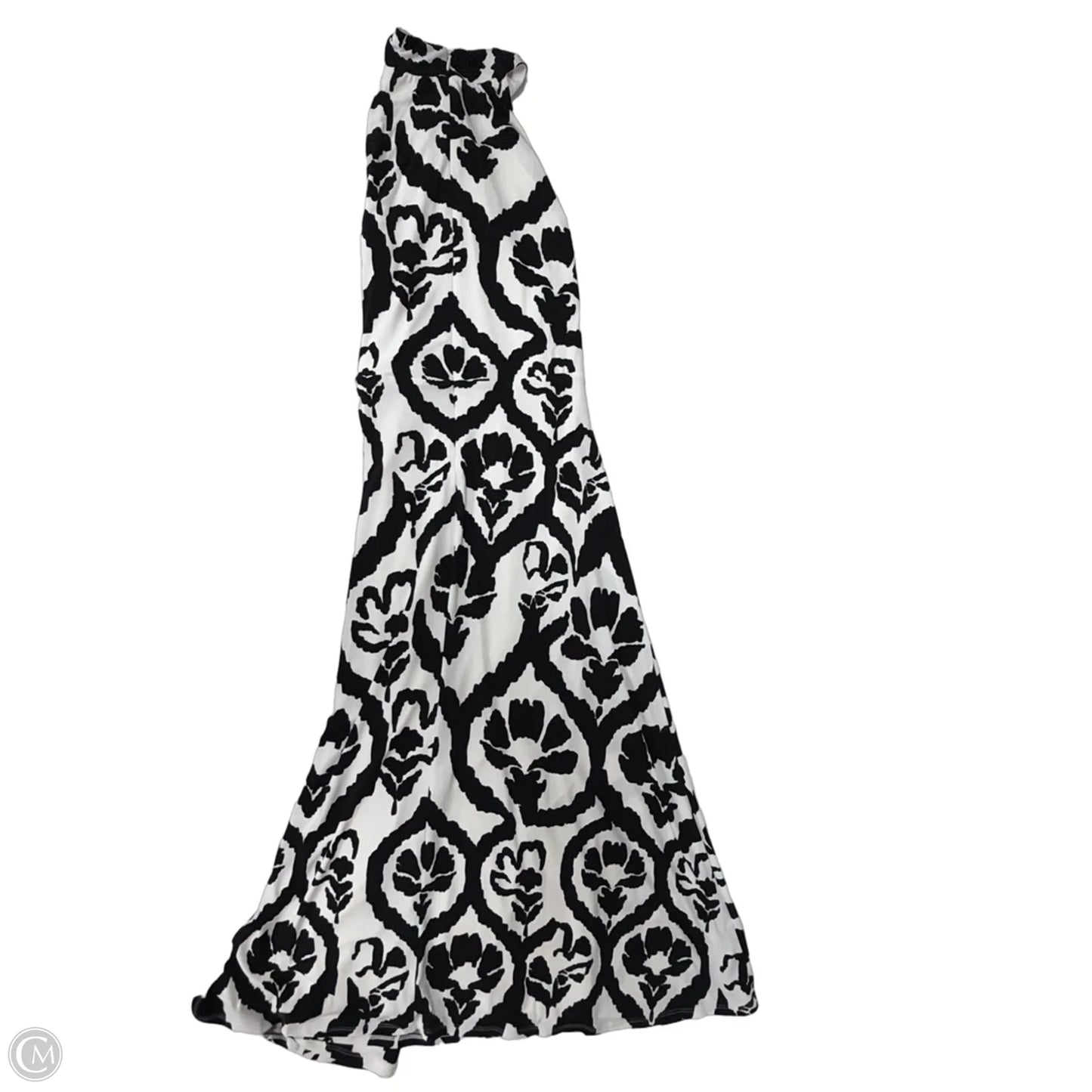 Dress Casual Midi By White House Black Market In Black & White, Size: S