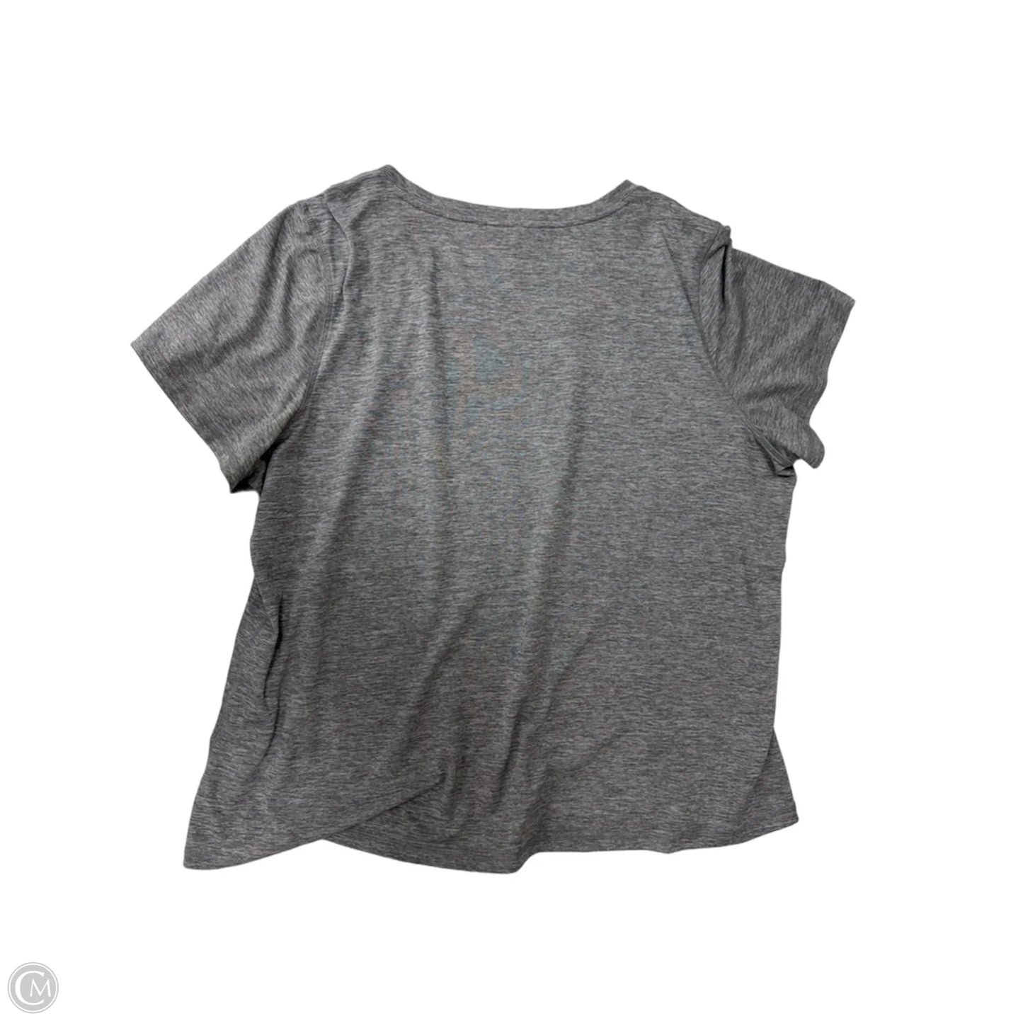 Athletic Top Short Sleeve By Ideology In Grey, Size: 3x