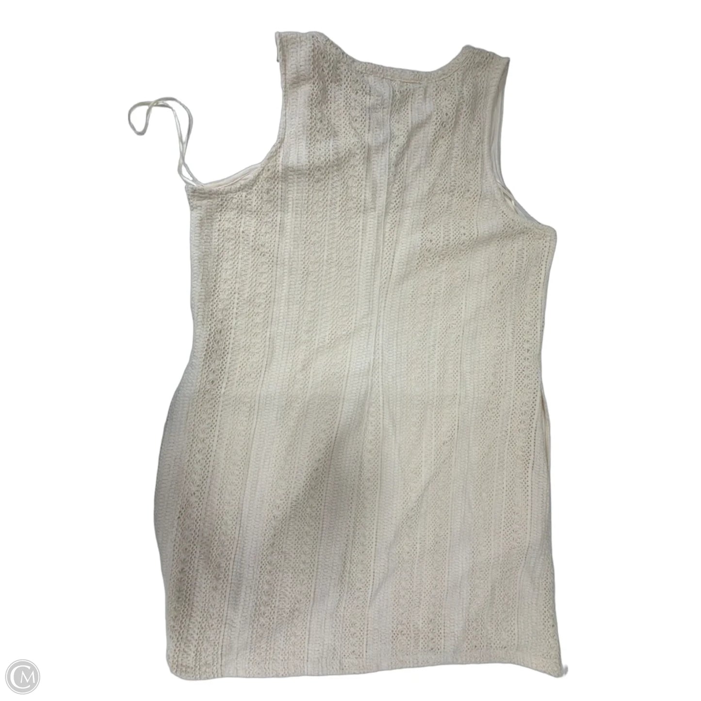 Dress Casual Short By Time And Tru In Cream, Size: 1x