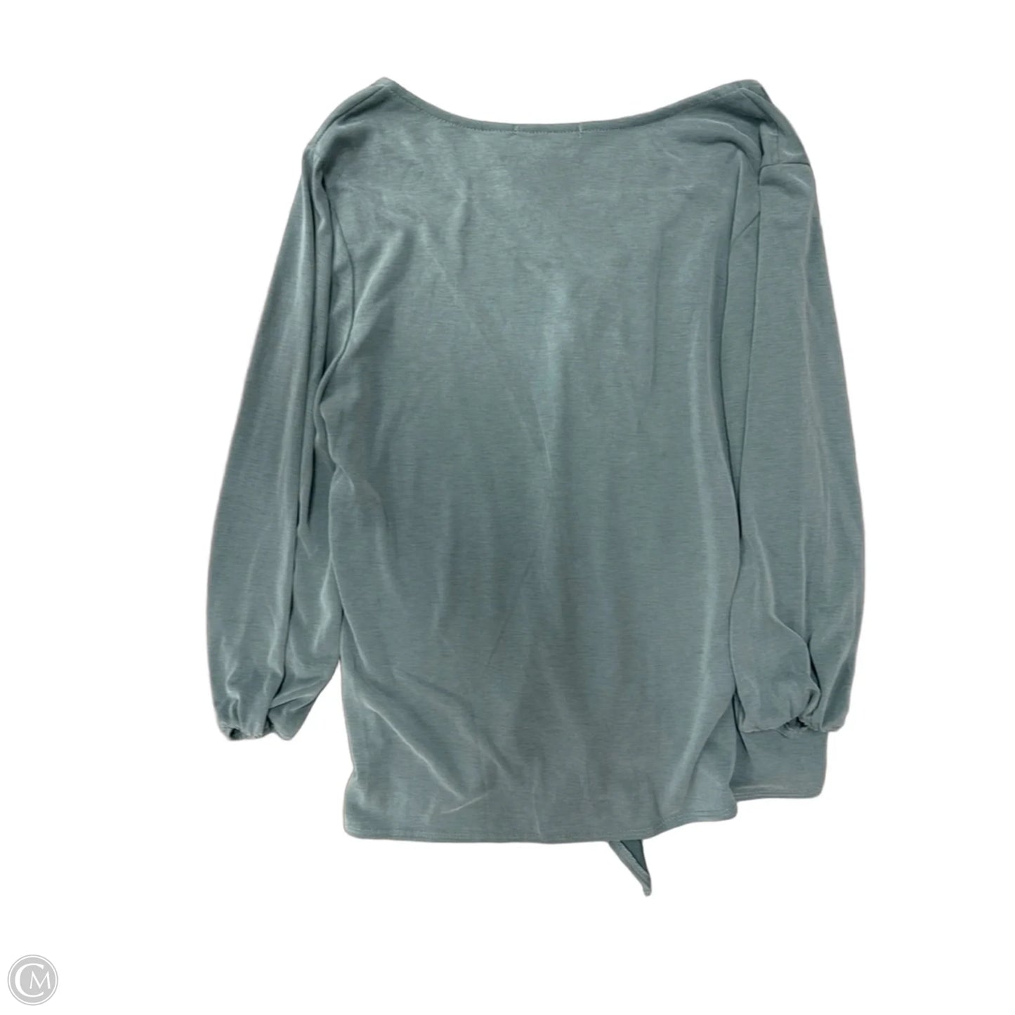 Top Long Sleeve By Green Envelope In Green, Size: L
