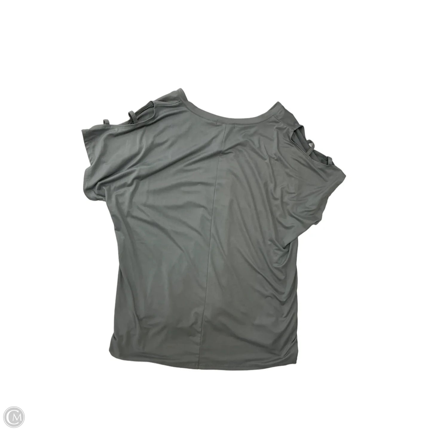 Top Short Sleeve By Clothes Mentor In Grey, Size: 2x