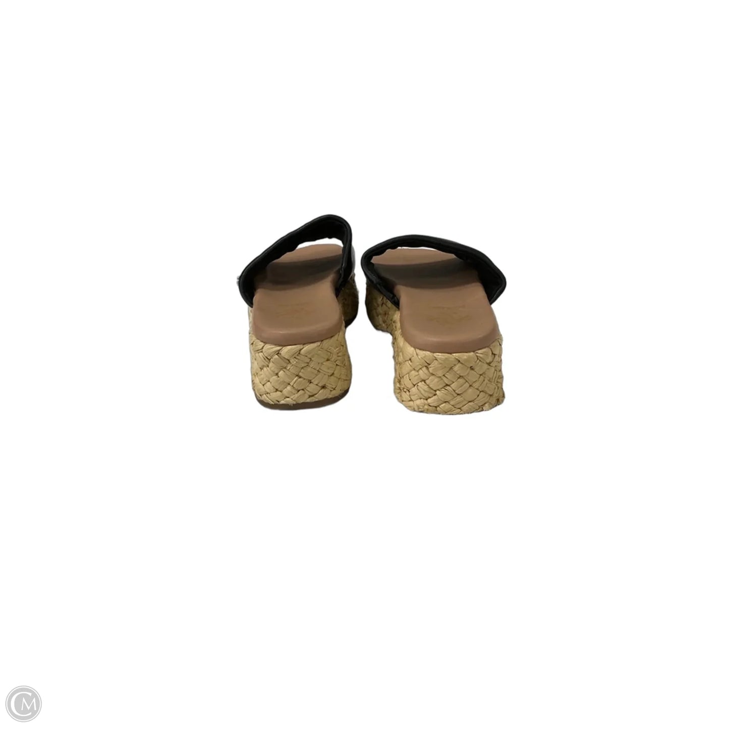 Sandals Flats By Sam And Libby In Black & Tan, Size: 6