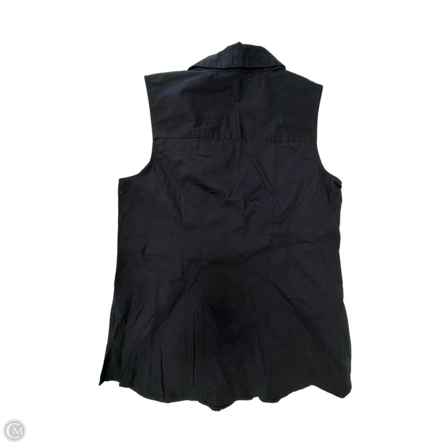 Top Sleeveless By Croft And Barrow In Black, Size: Xs