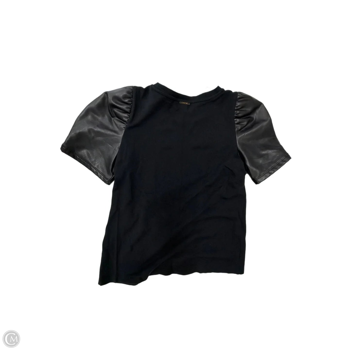 Top Short Sleeve By Nine West Apparel In Black, Size: S