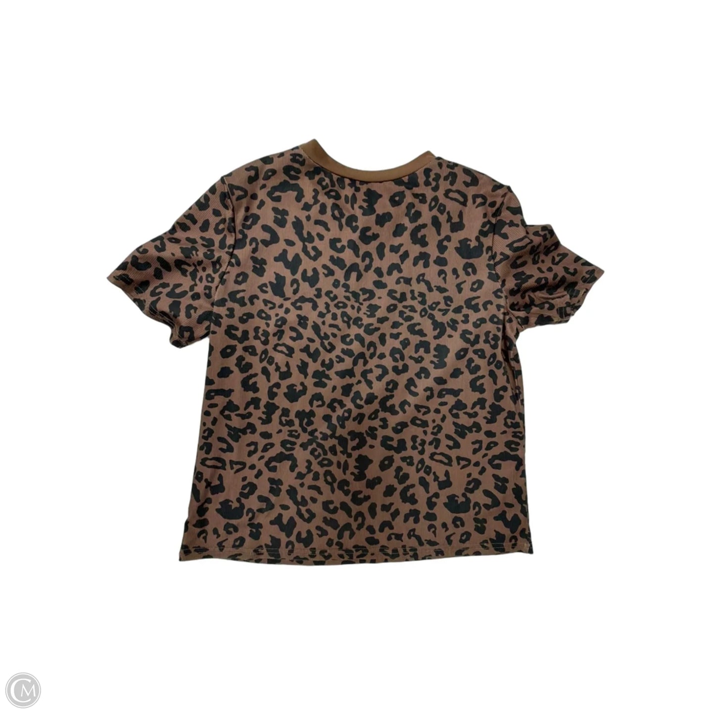 Top Short Sleeve By Clothes Mentor In Animal Print, Size: S