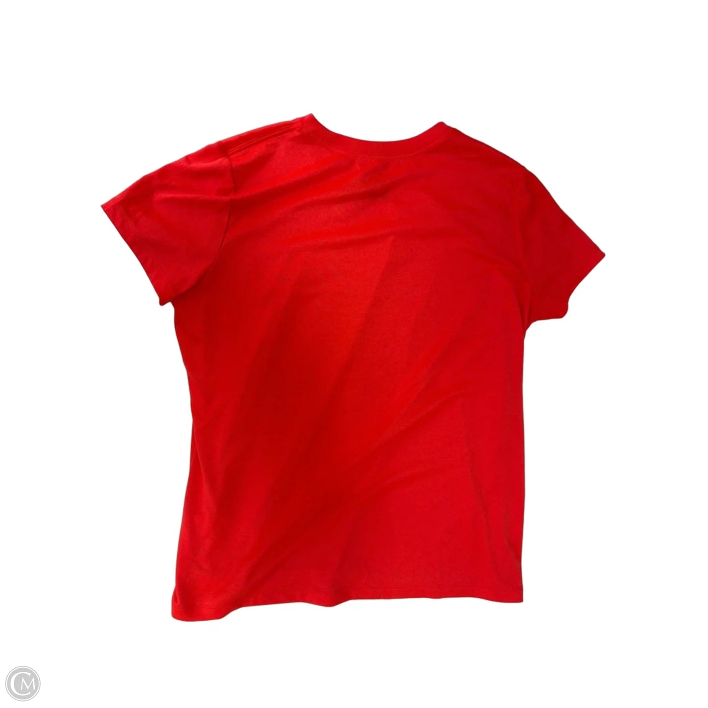 Athletic Top Short Sleeve By Nike Apparel In Orange, Size: Xl