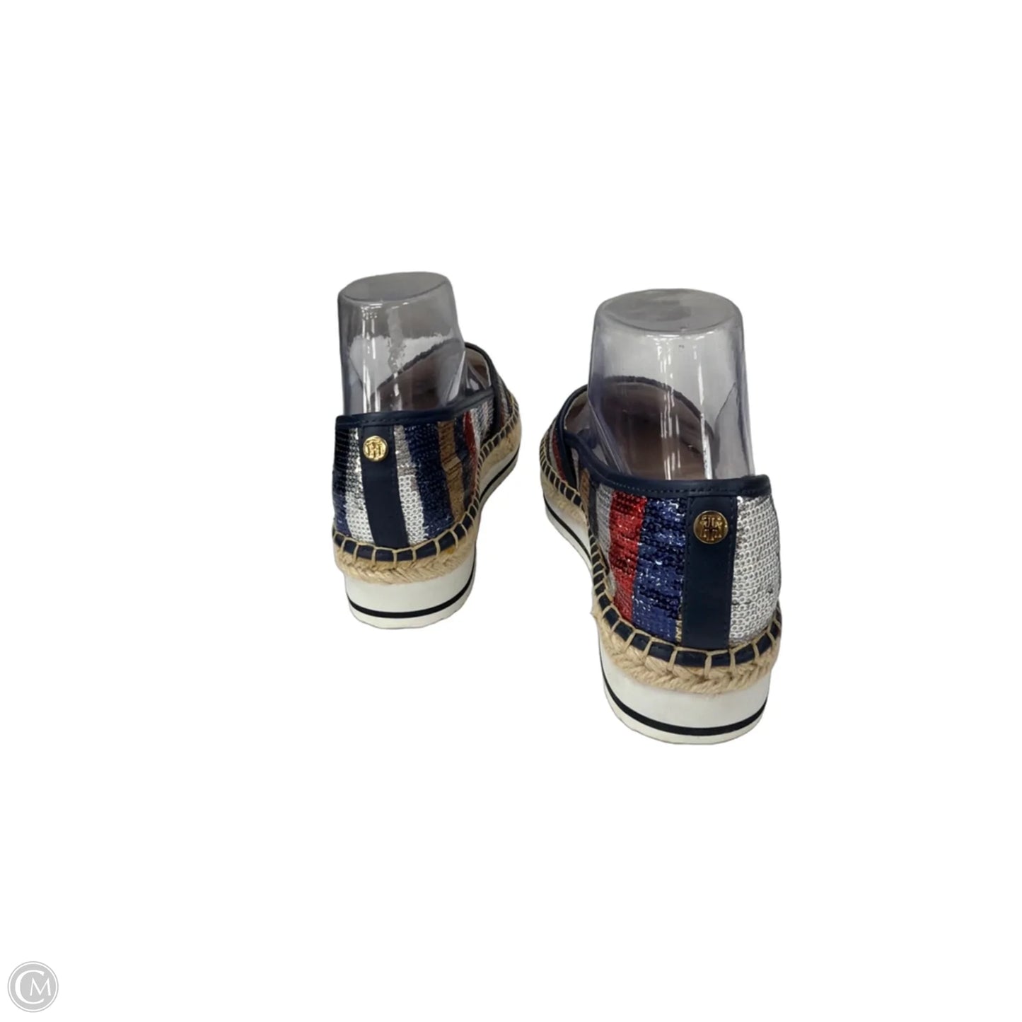 Shoes Flats By Tommy Hilfiger In Striped Pattern, Size: 8.5