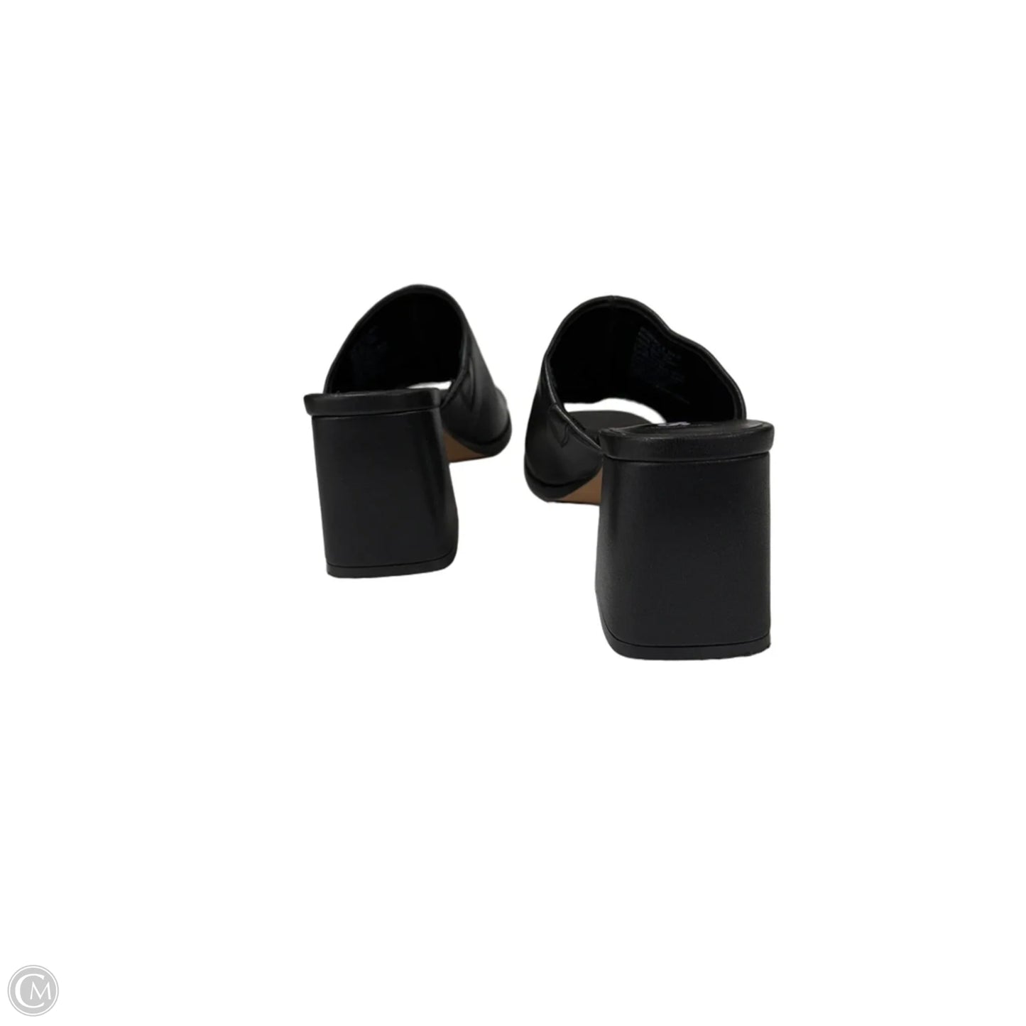 Sandals Heels Block By So In Black, Size: 6