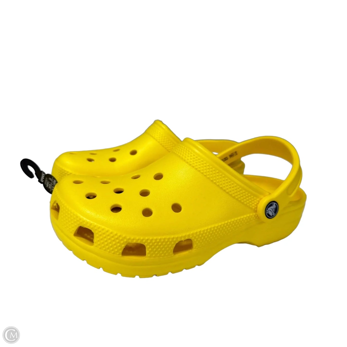 Shoes Flats By Crocs In Yellow, Size: 8