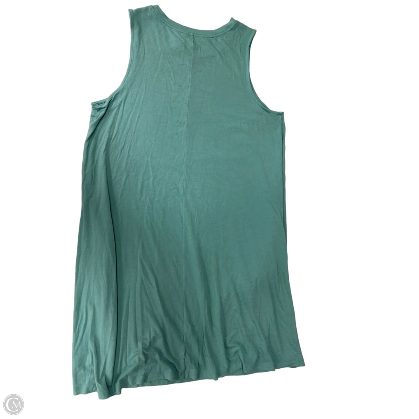 Dress Casual Midi By Time And Tru In Green, Size: Xl