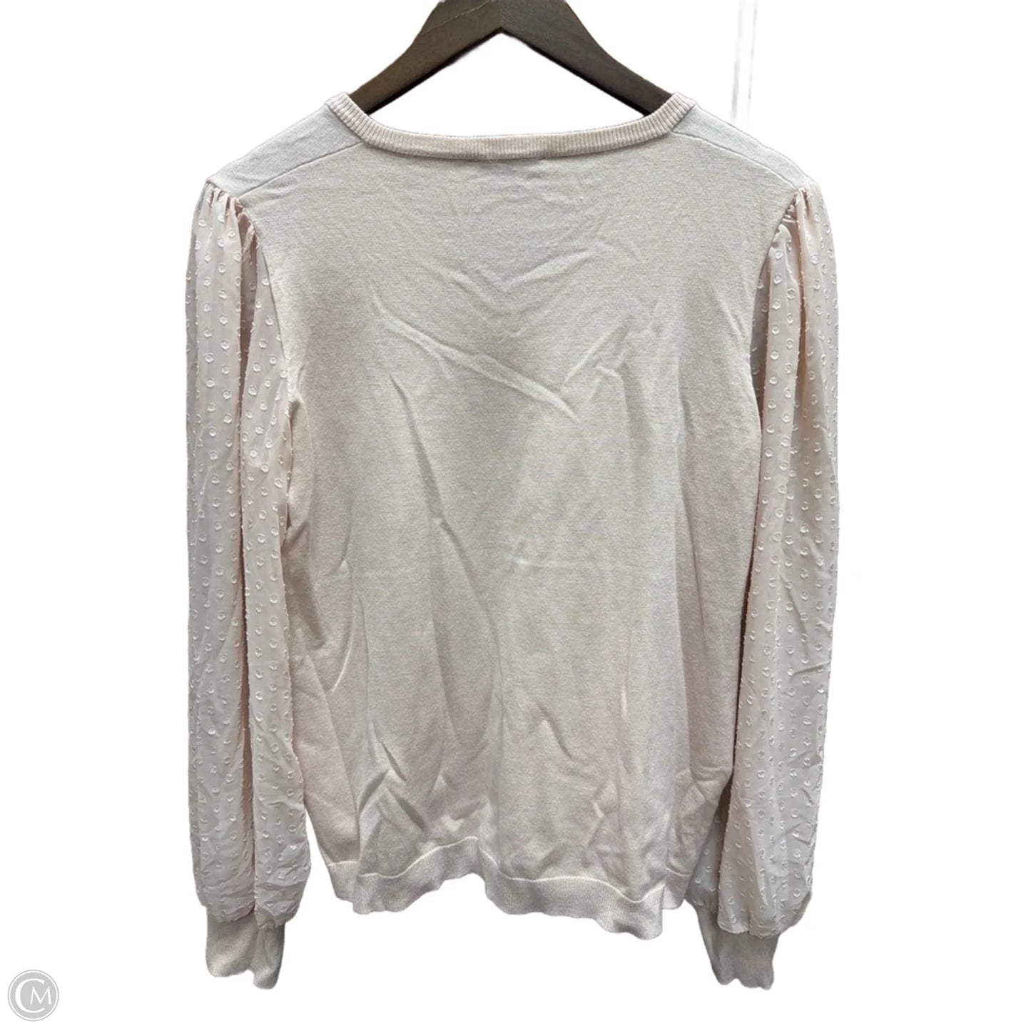 Top Long Sleeve By Adrianna Papell In Pink, Size: L