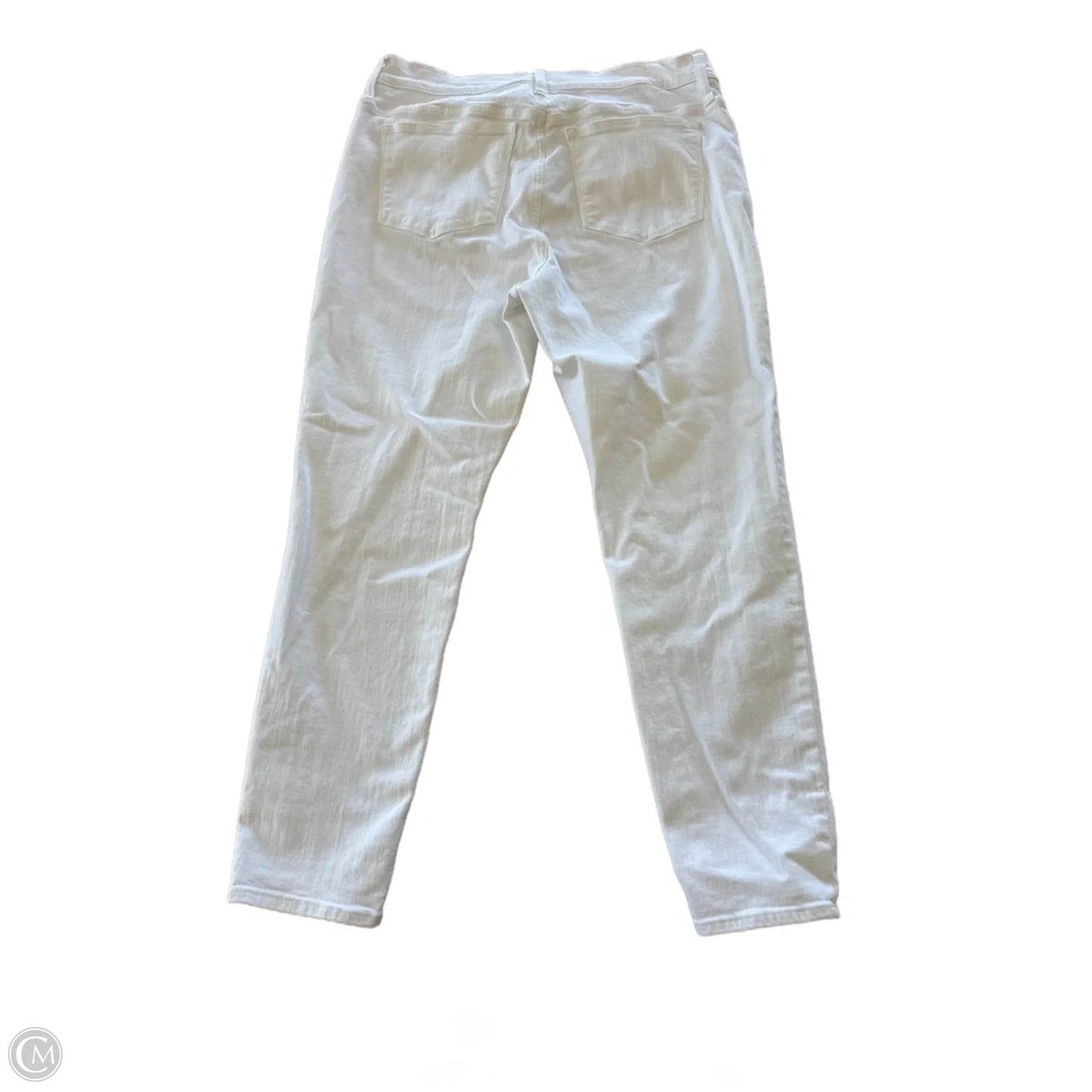 Jeans Skinny By J. Crew In White Denim, Size: 14