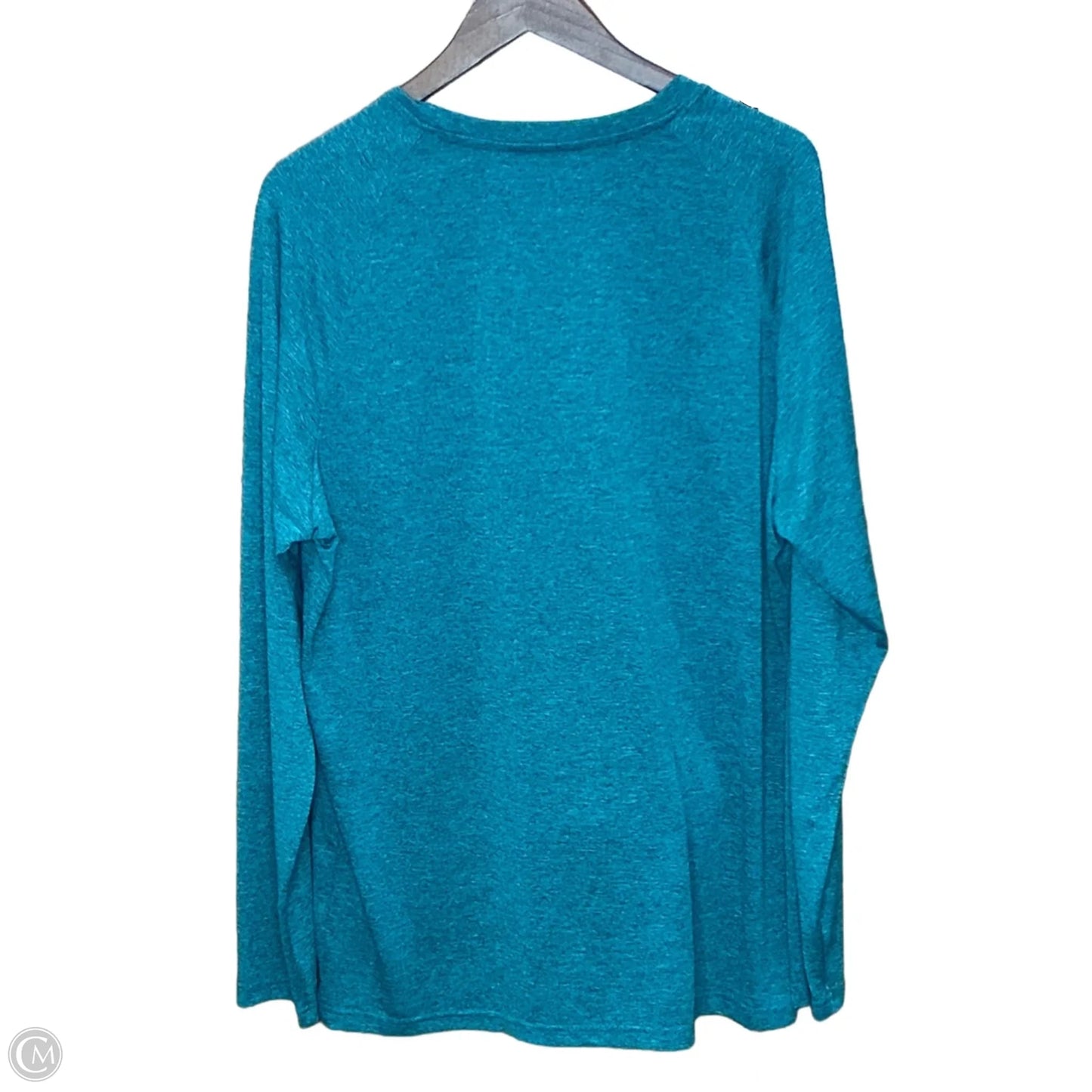 Athletic Top Long Sleeve Crewneck By Clothes Mentor In Green, Size: Xl