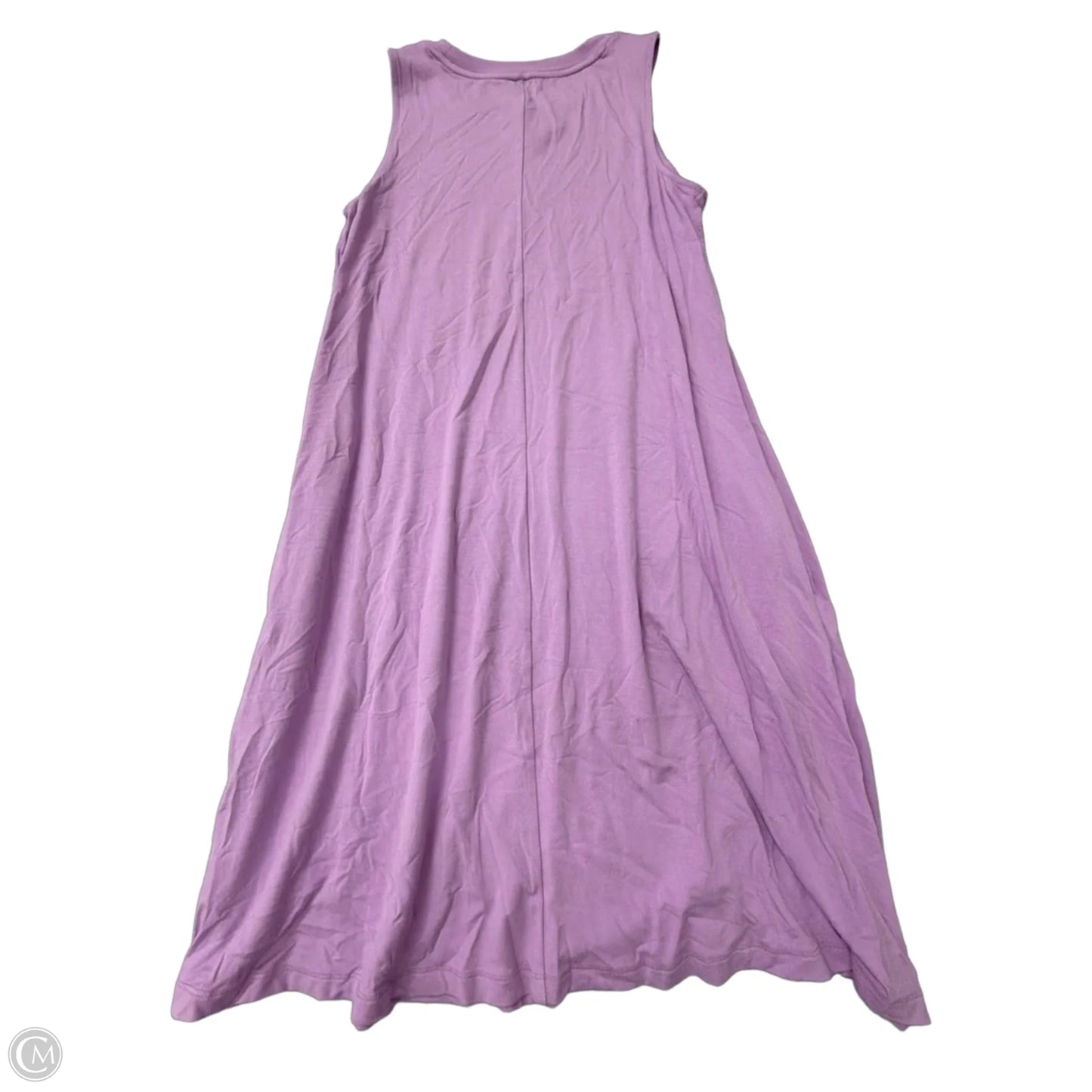 Dress Casual Midi By Time And Tru In Purple, Size: M