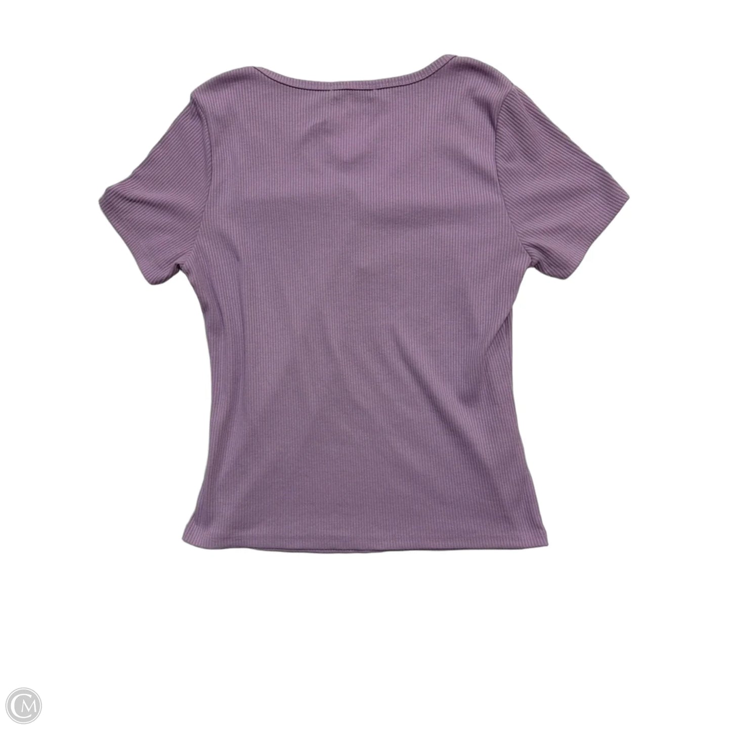 Top Short Sleeve By Merokeety In Purple, Size: L
