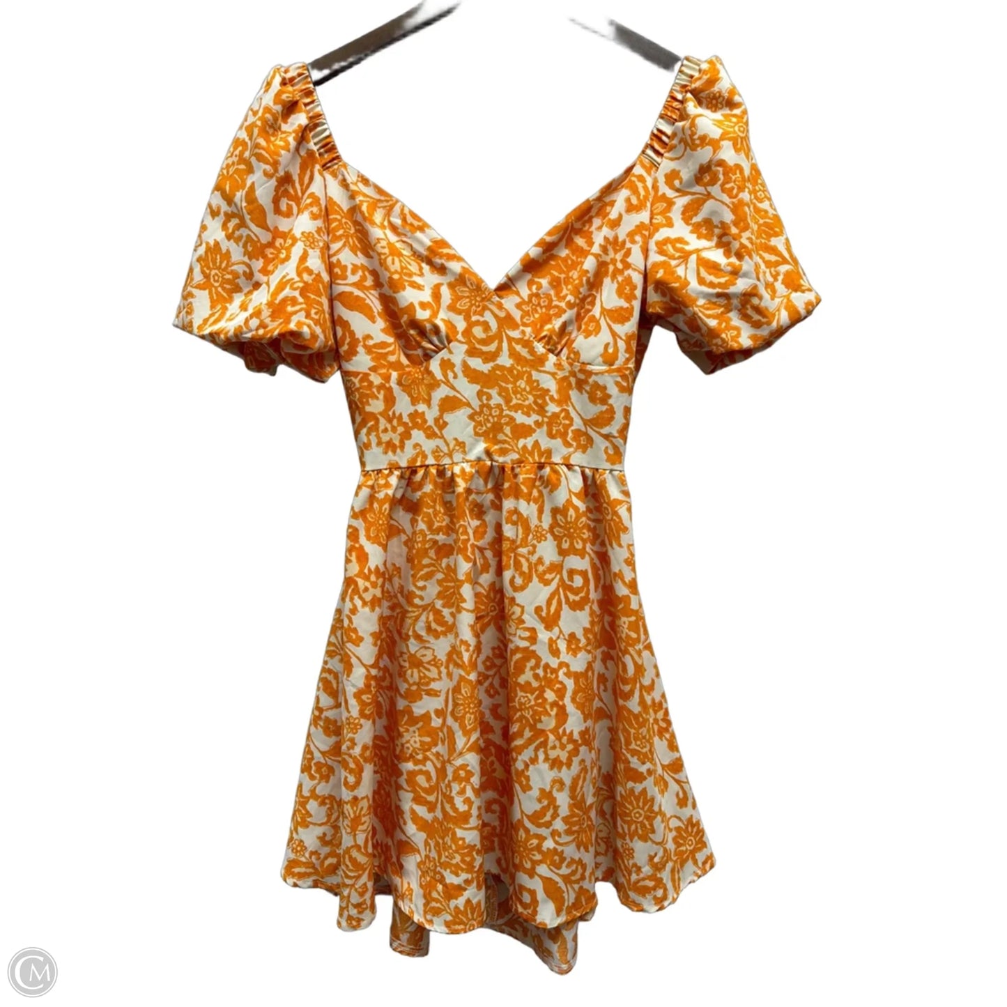 Dress Casual Short By Shein In Orange, Size: Xs