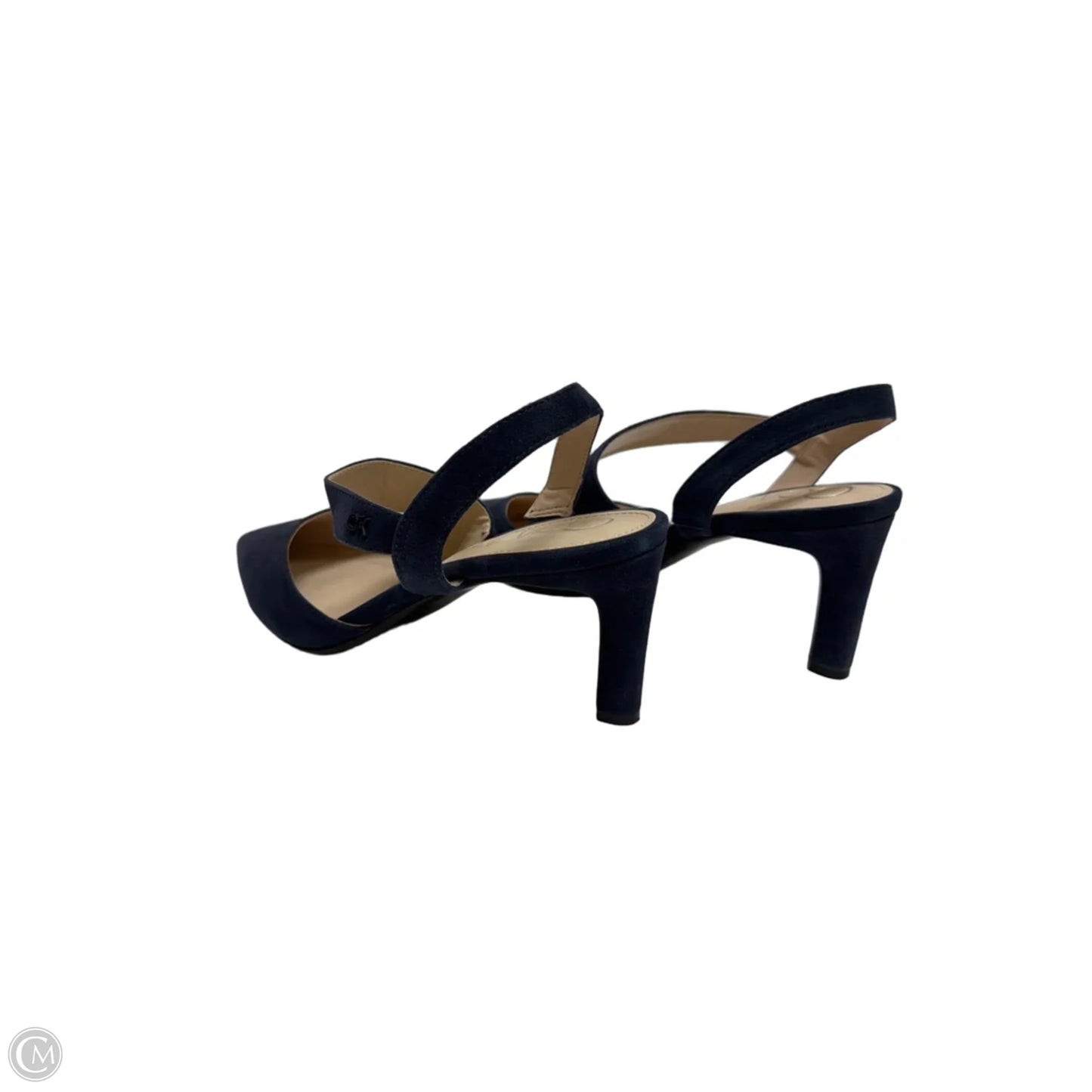 Shoes Heels Stiletto By Calvin Klein In Navy, Size: 8.5