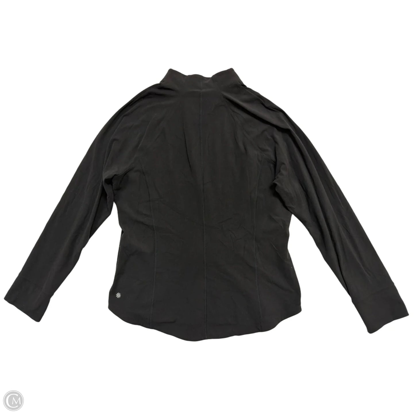 Athletic Jacket By Athleta In Black, Size: 1x