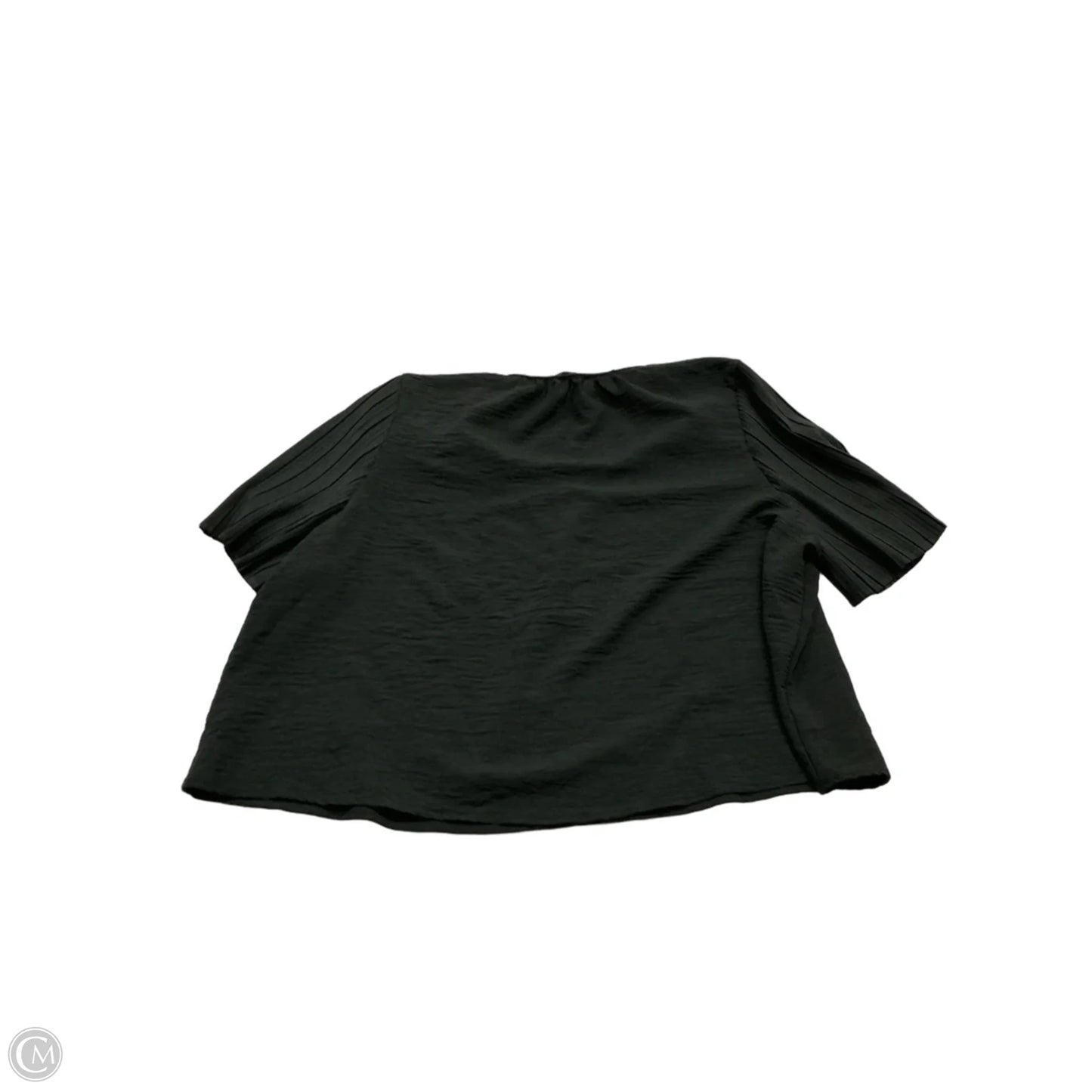 Top Short Sleeve By Ophelia Roe In Black, Size: 3x