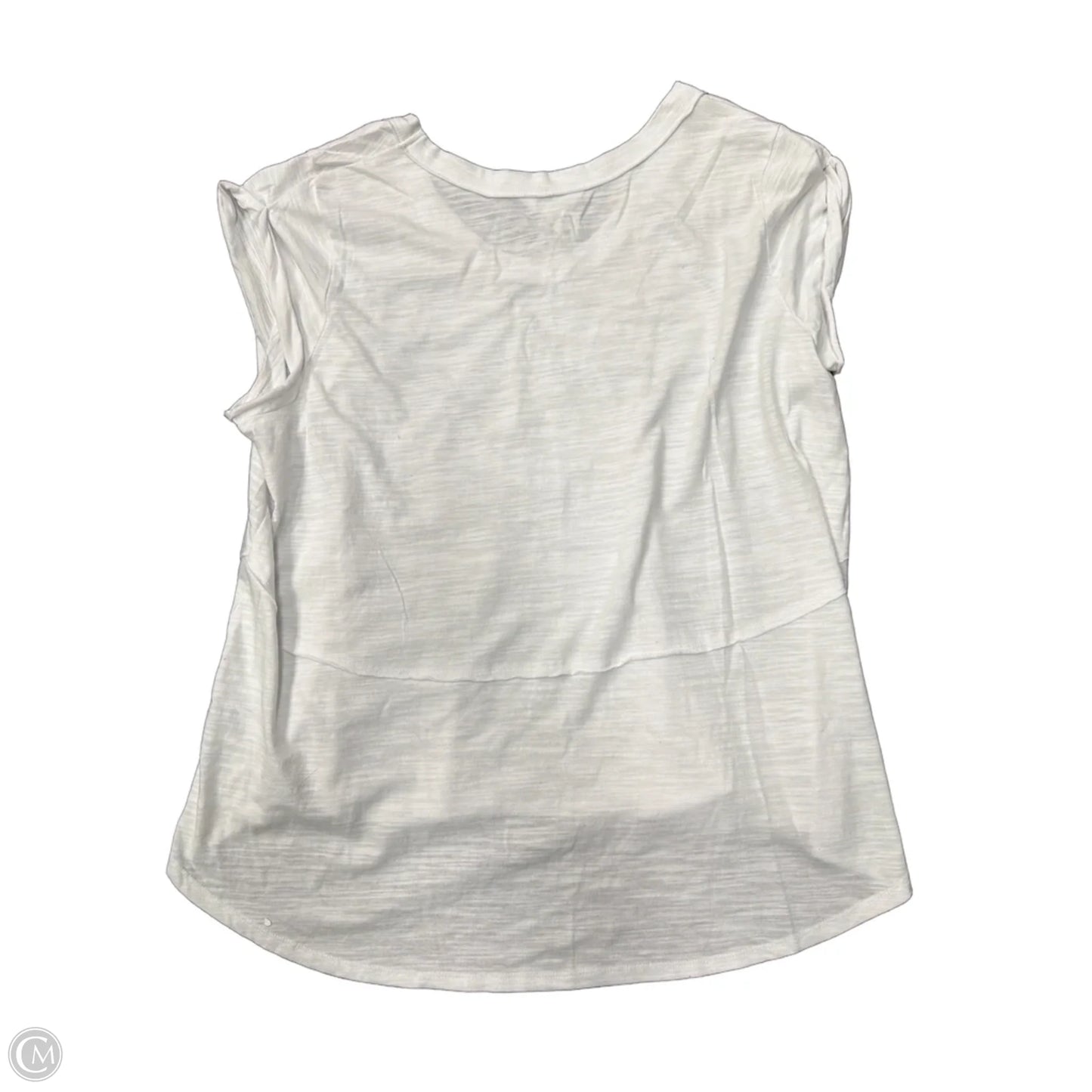 Top Short Sleeve By Time And Tru In White, Size: Xl