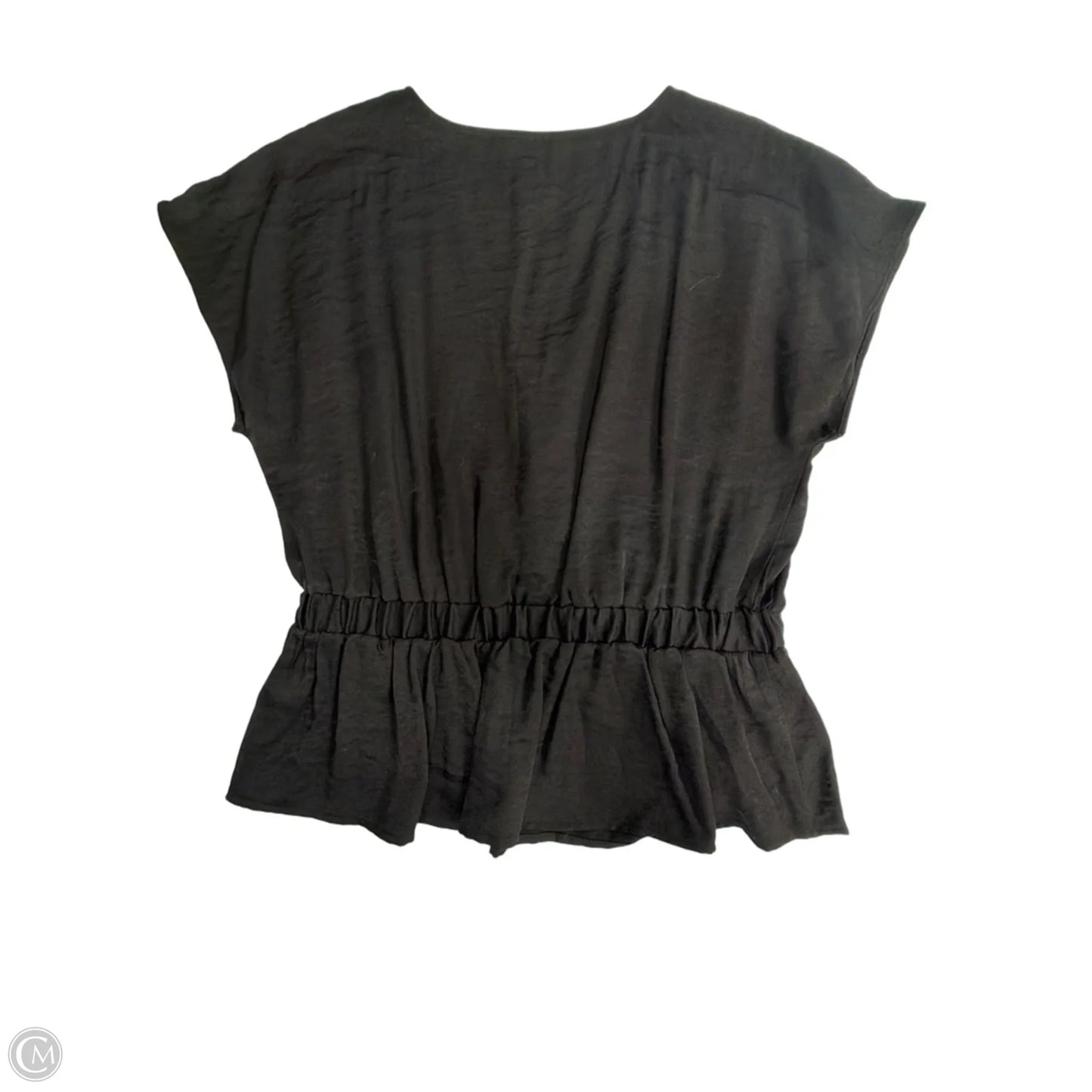 Top Short Sleeve By Nine West Apparel In Black, Size: M
