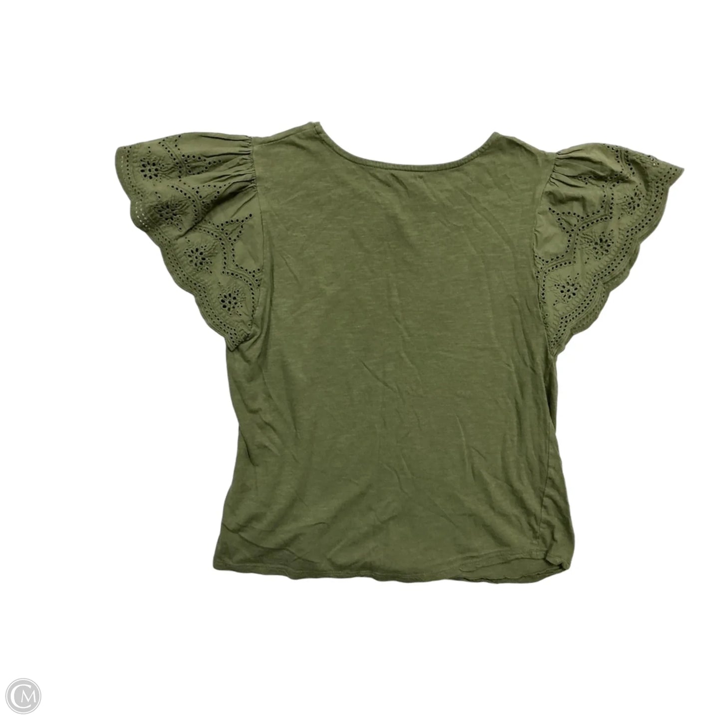 Top Short Sleeve By Maurices In Green, Size: M