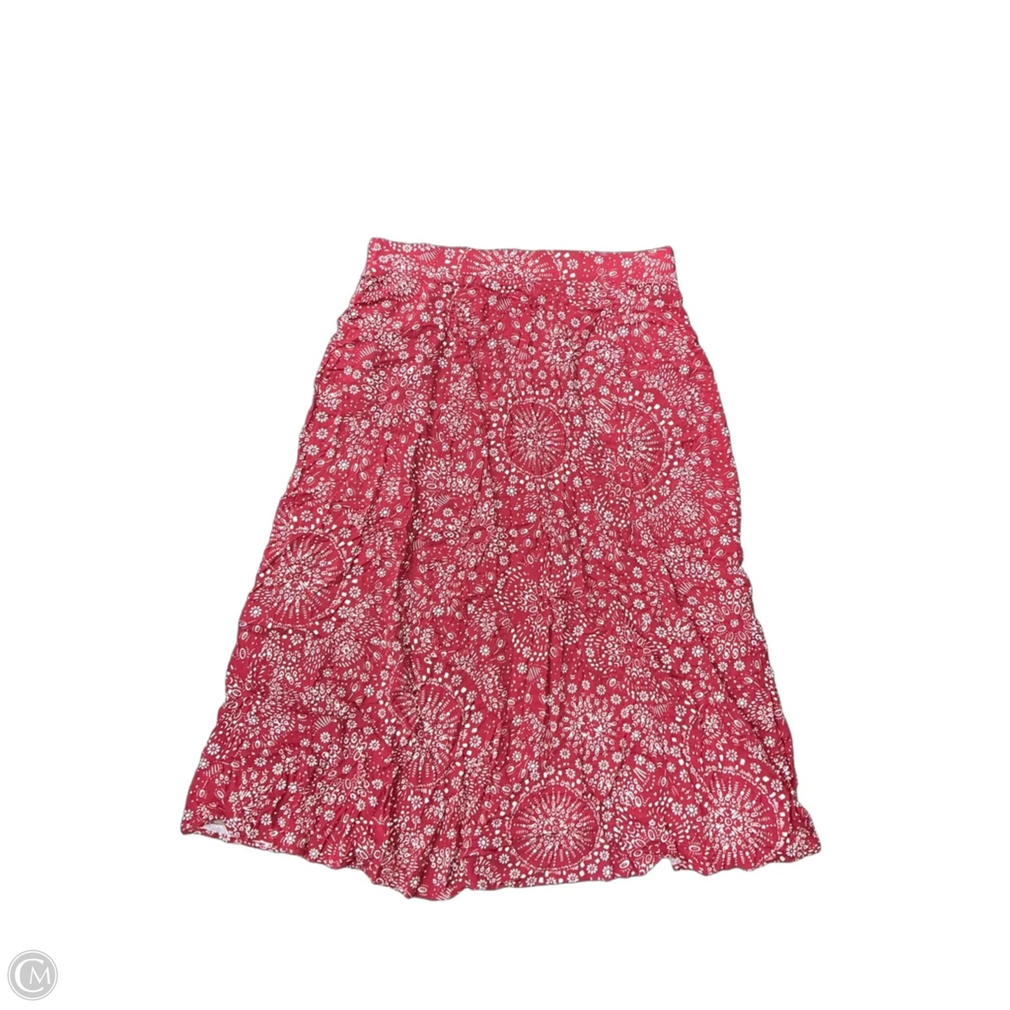 Skirt Maxi By Torrid In Pink & White, Size: 2x