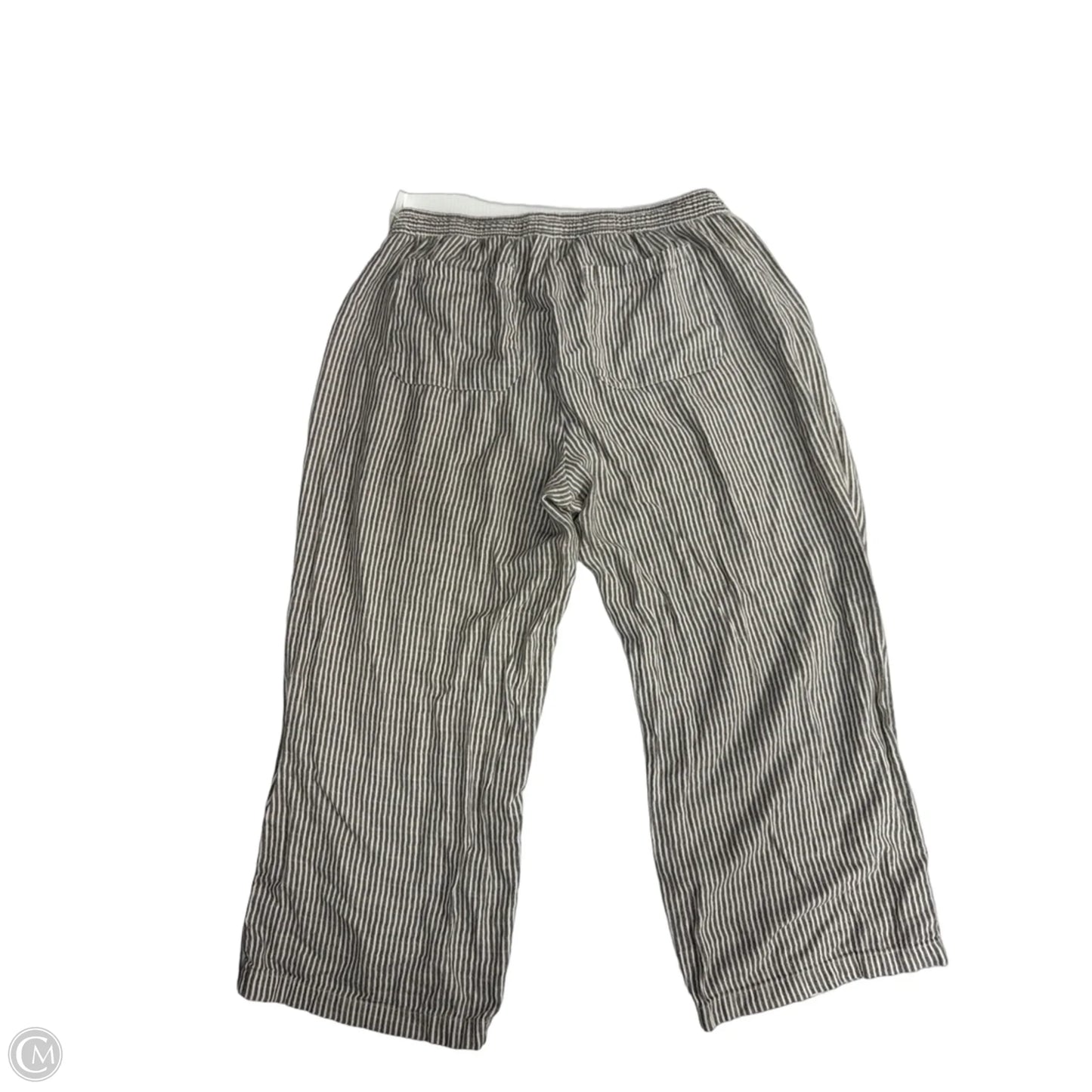Pants Linen By Old Navy In Striped Pattern, Size: 14