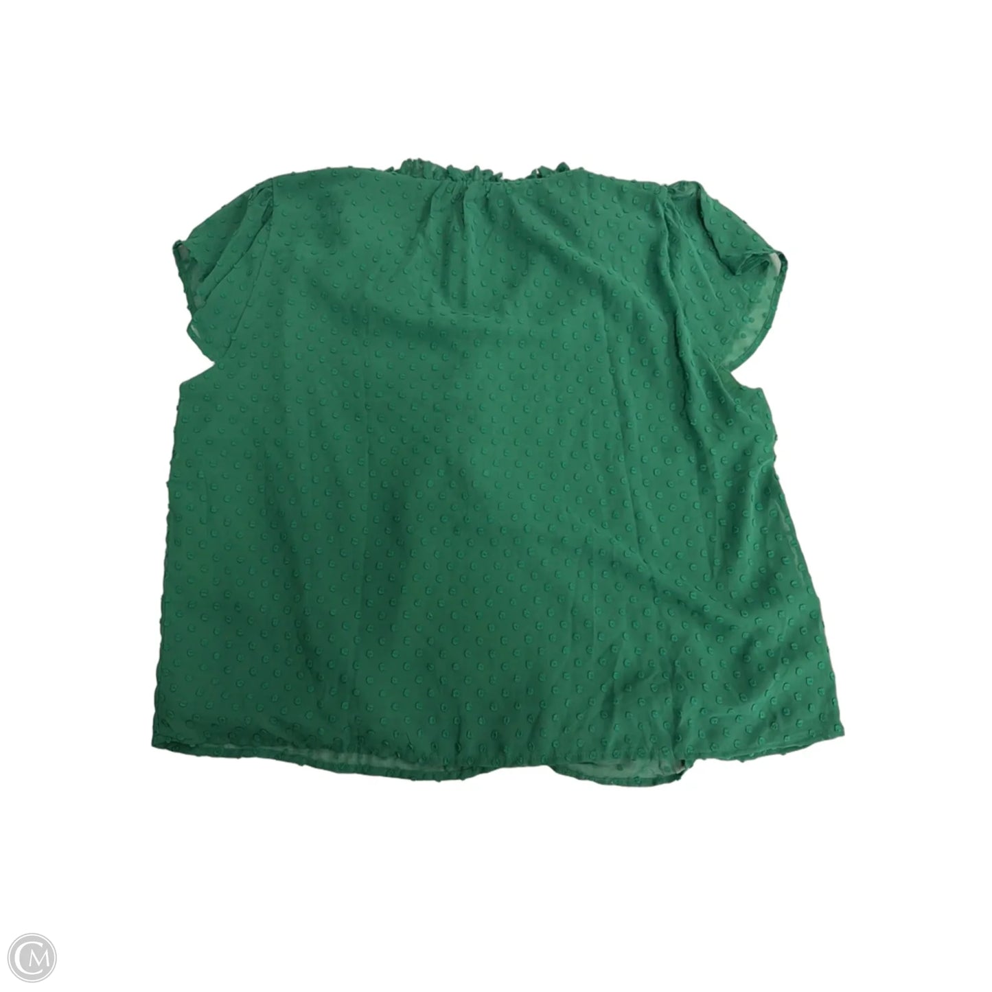 Top Short Sleeve By J. Crew In Green, Size: Xl