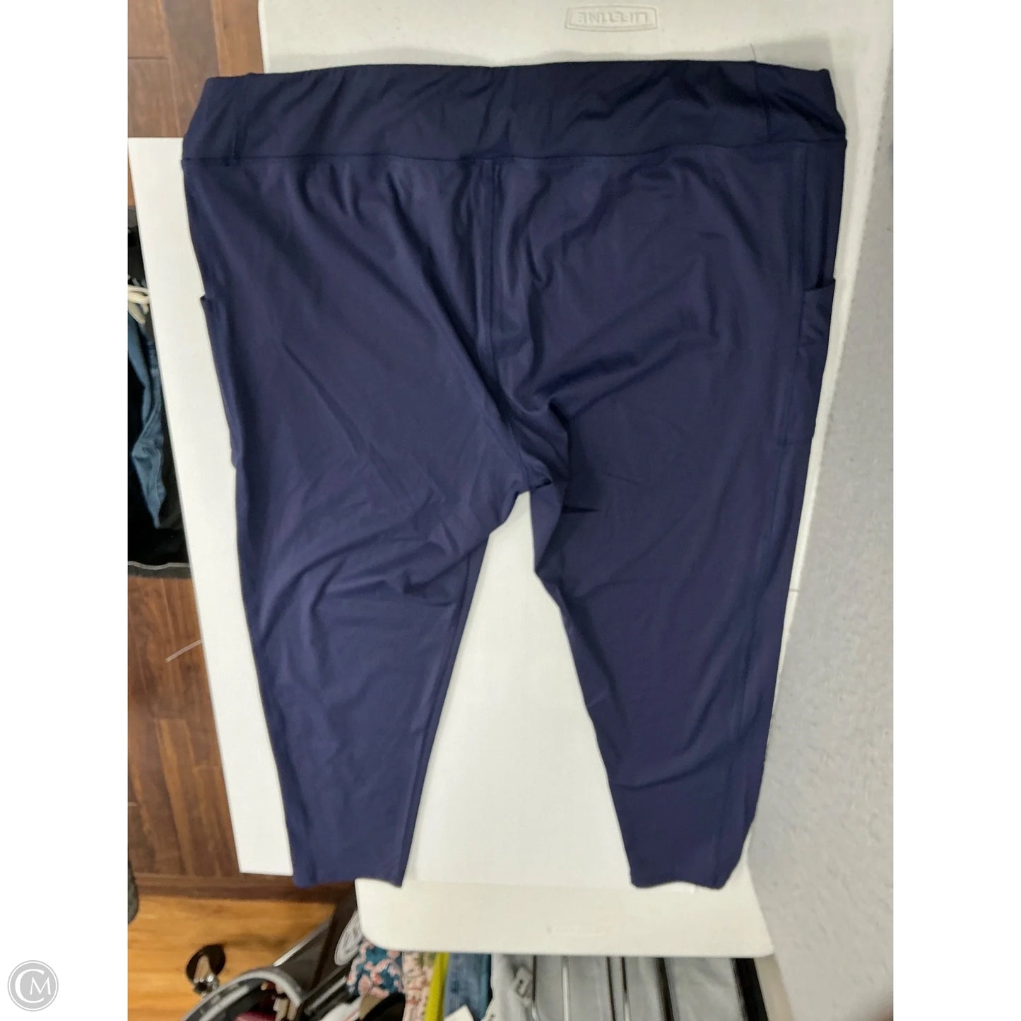 Athletic Leggings By Clothes Mentor In Navy, Size: 3x