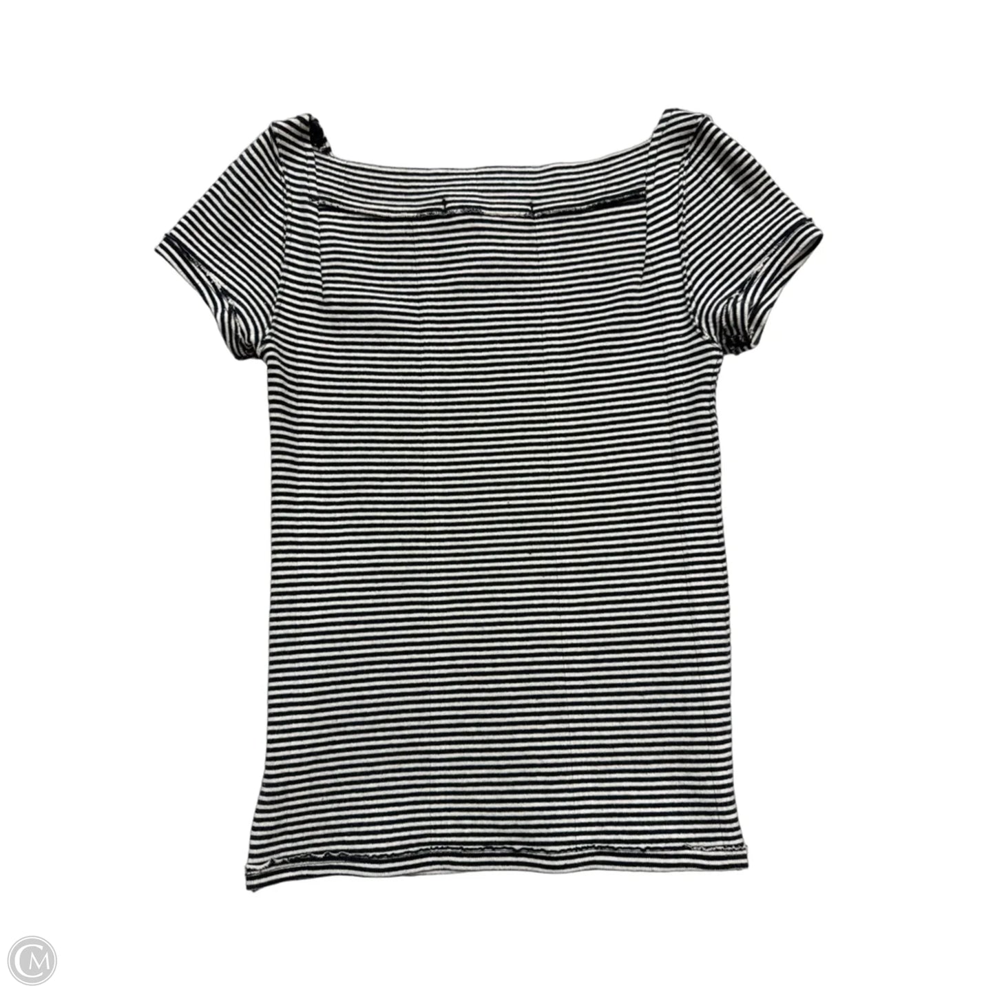 Top Short Sleeve By We The Free In Striped Pattern, Size: S