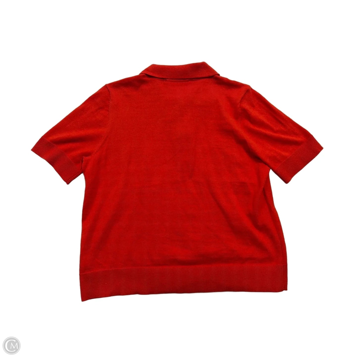 Top Short Sleeve By Michael By Michael Kors In Orange, Size: M