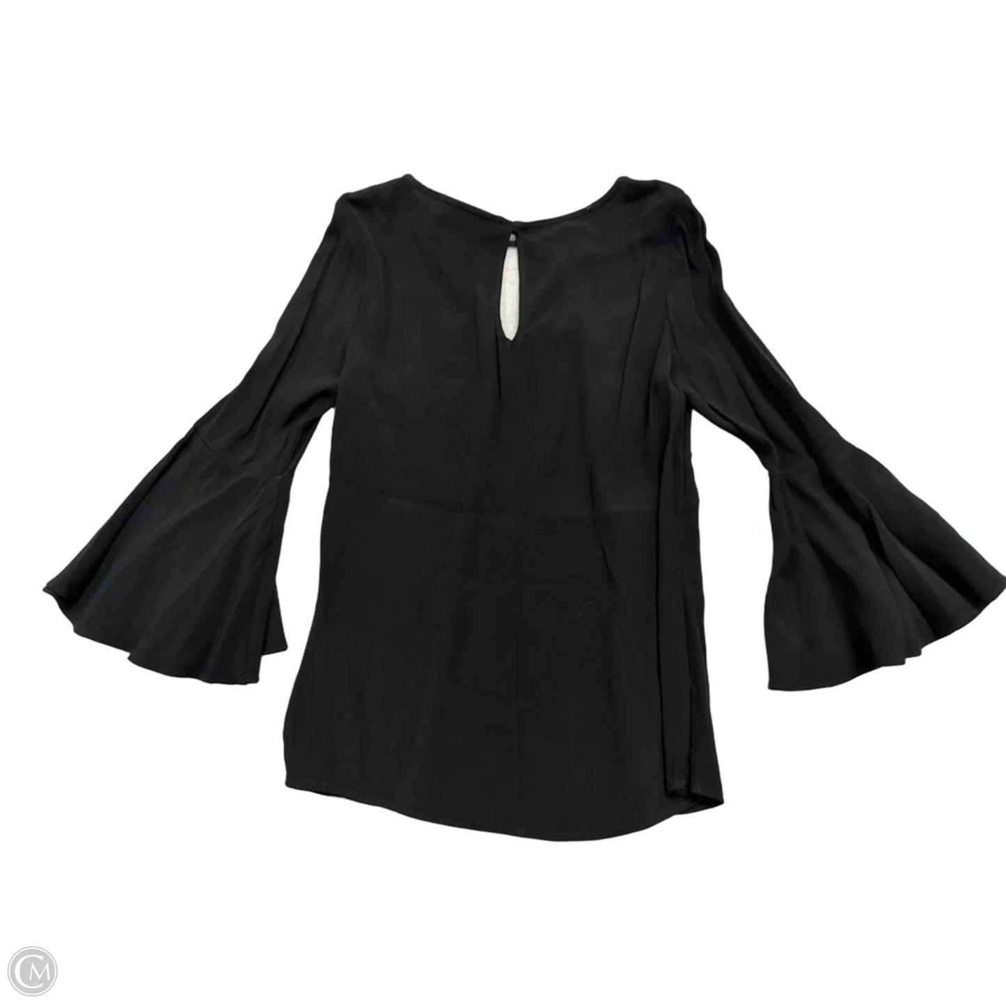 Top Long Sleeve By Etcetra In Black, Size: S