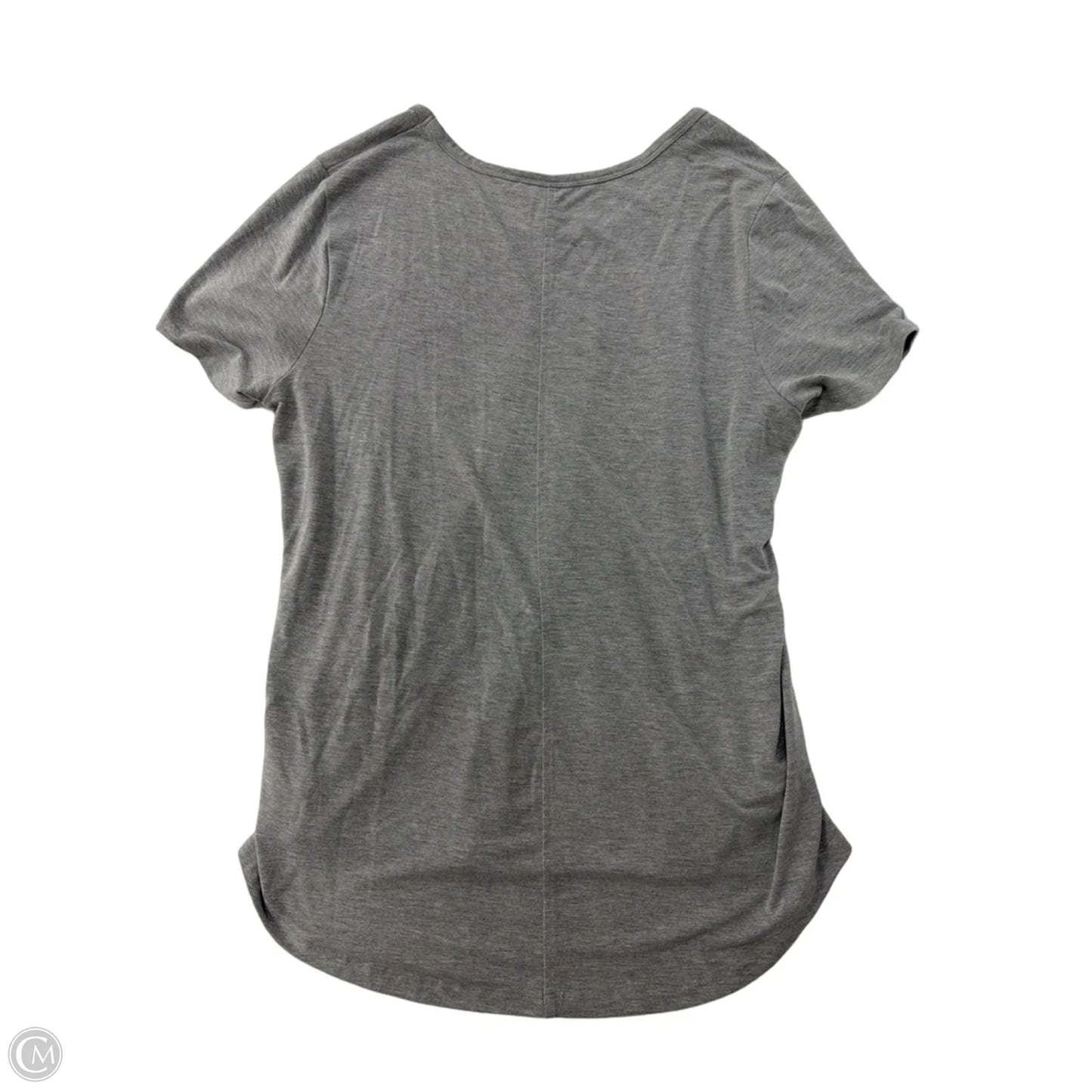Athletic Top Short Sleeve By Clothes Mentor In Grey, Size: L