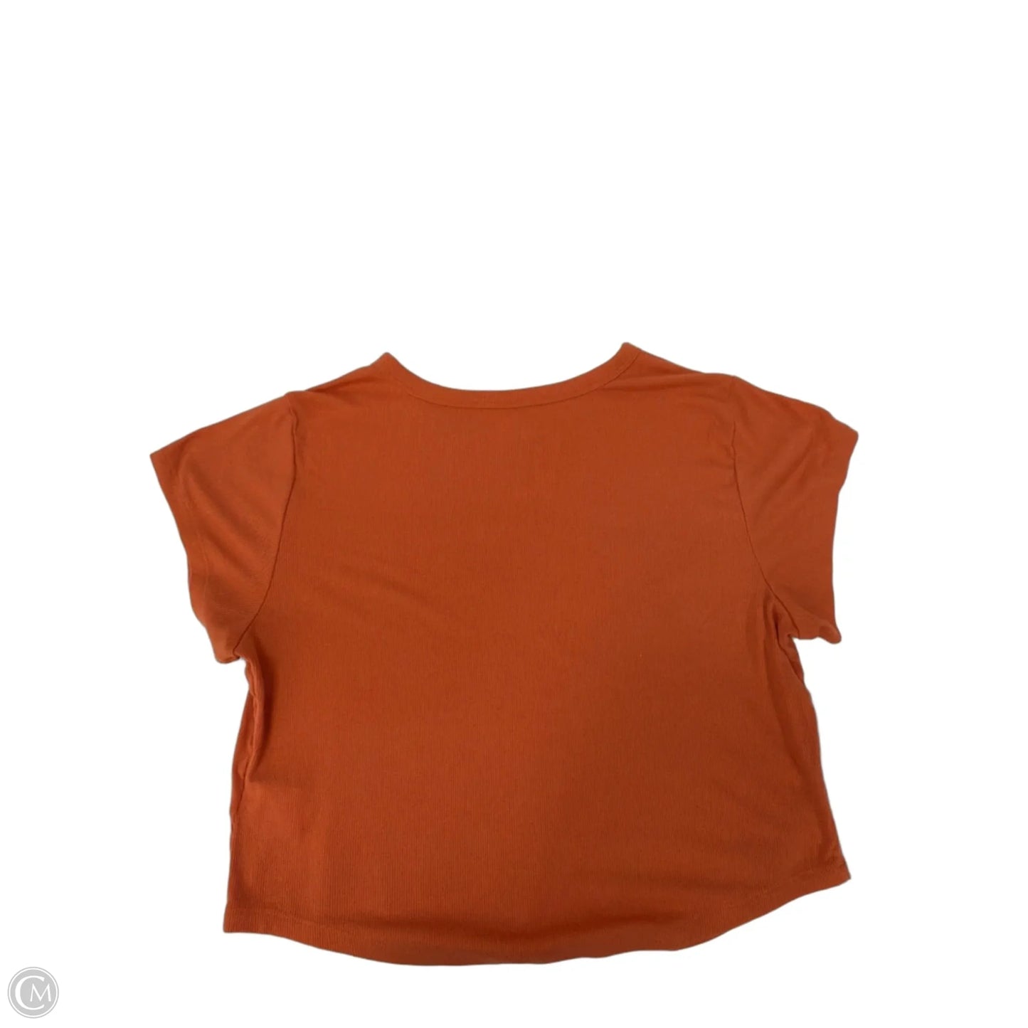 Top Short Sleeve Basic By Old Navy In Orange, Size: Xl