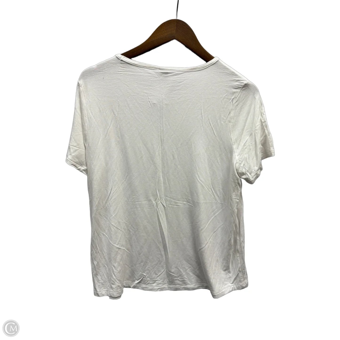Top Short Sleeve Basic By Old Navy In White, Size: M