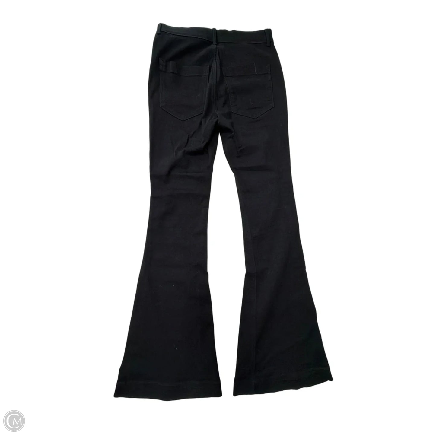Jeans Flared By Express In Black Denim, Size: 4