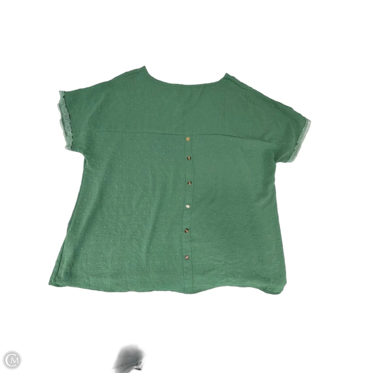 Top Short Sleeve By Clothes Mentor In Green, Size: 4x