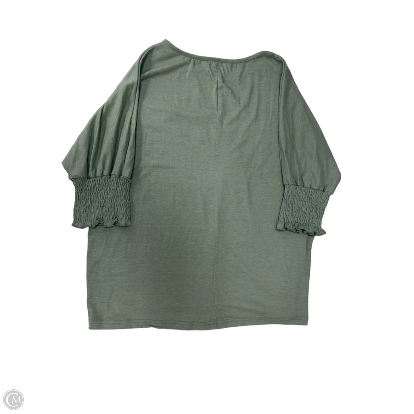Top Short Sleeve By Clothes Mentor In Green, Size: L